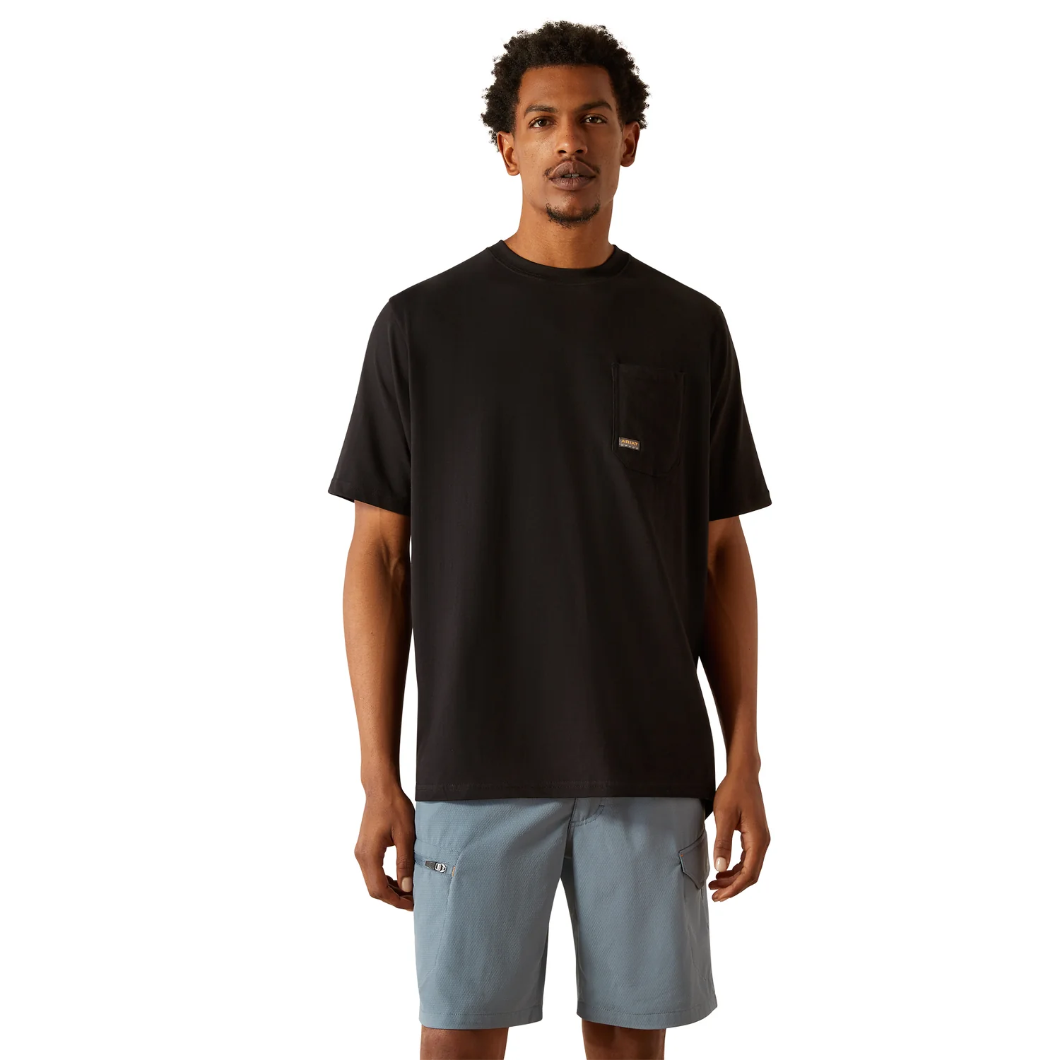 Ariat Men's Rebar Cotton Strong Hardhead T Shirt - Black