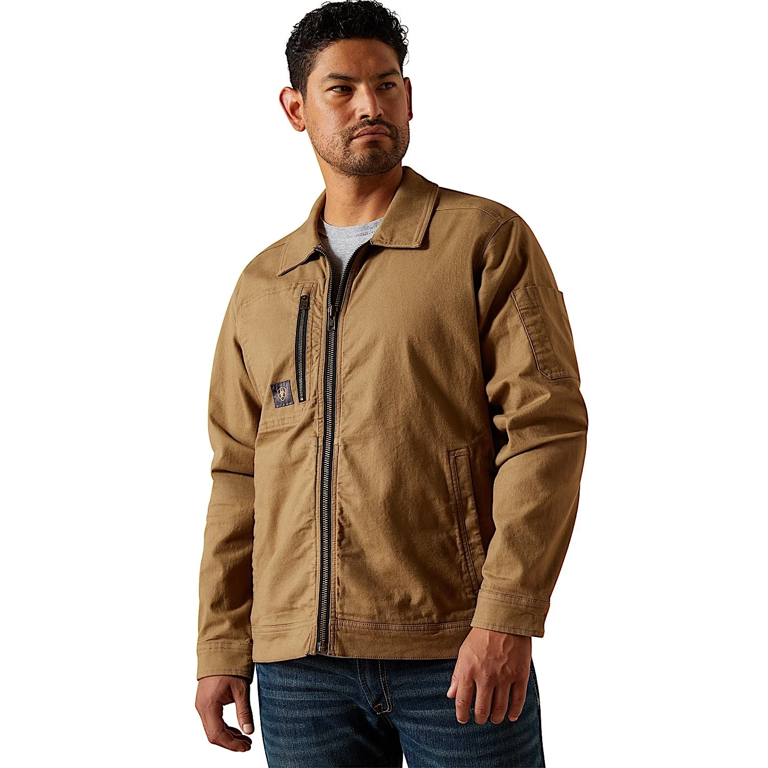 Ariat Men's Rebar Made Tough Shop Jacket - Rebar Khaki