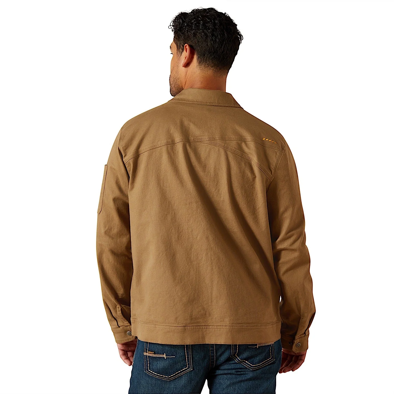 Ariat Men's Rebar Made Tough Shop Jacket - Rebar Khaki - Image 2