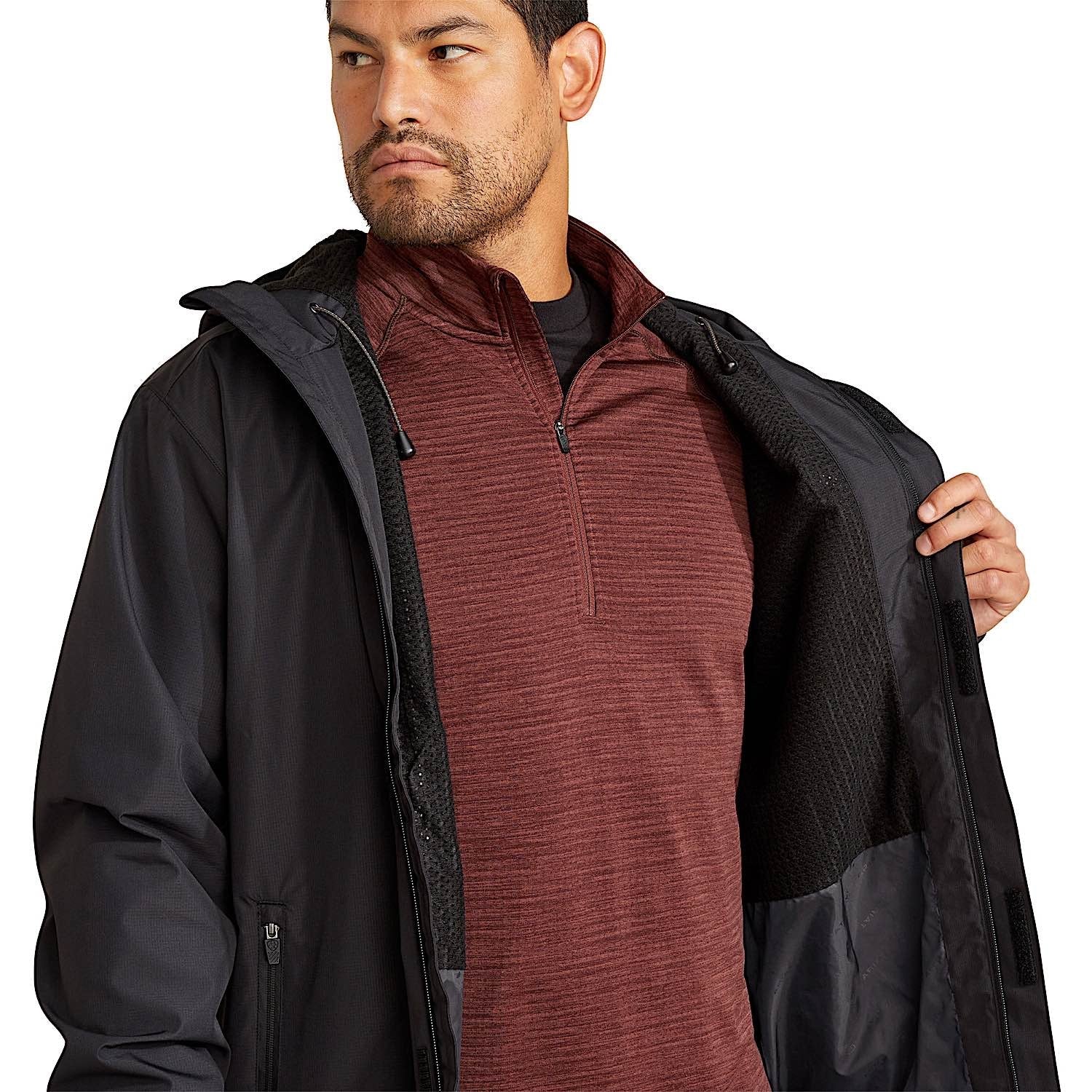 Ariat Men's Rebar Stormshell H20 Jacket - Black - Image 4