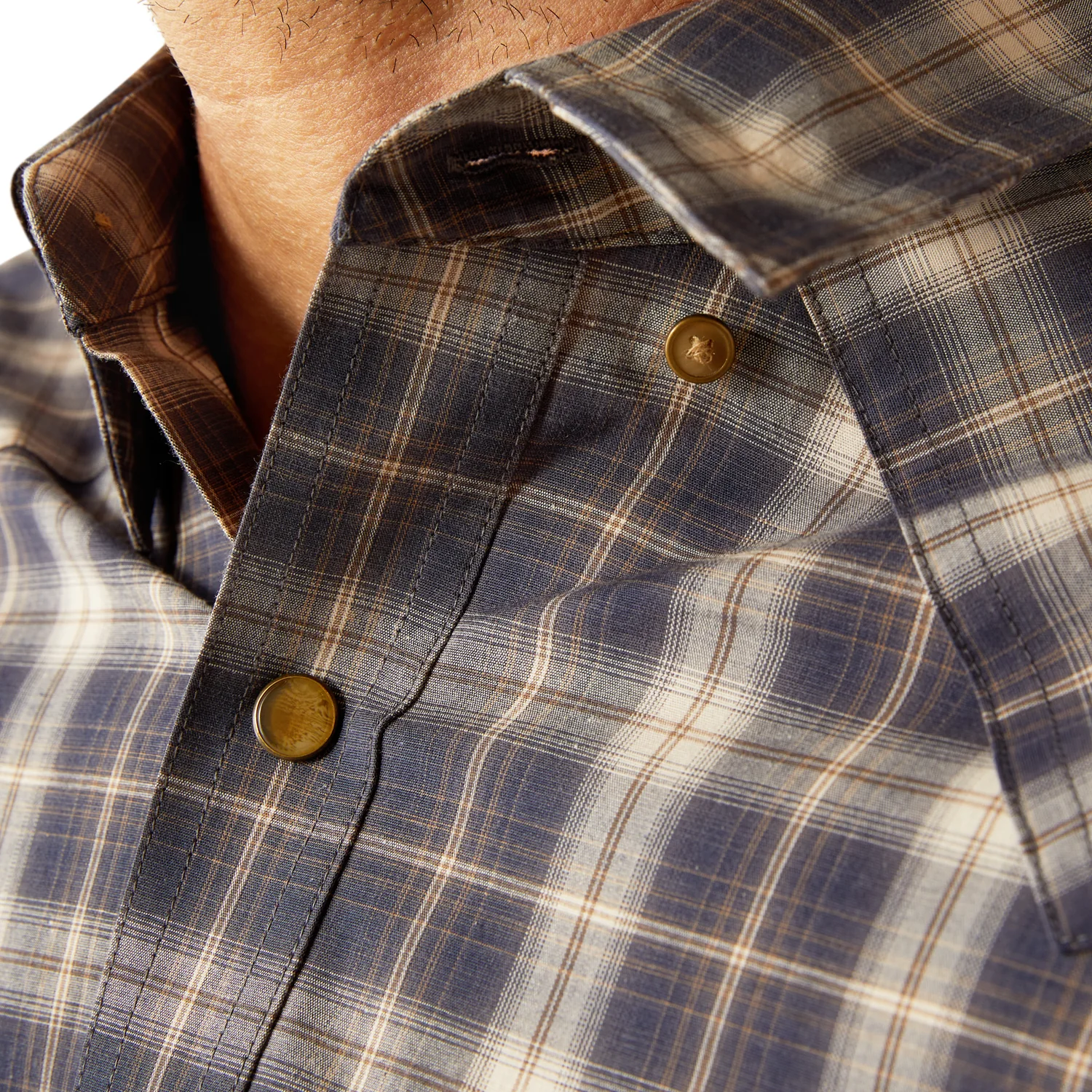 Ariat Men's Relentless Pursuit Snap Shirt - Odyssey Grey - Image 6