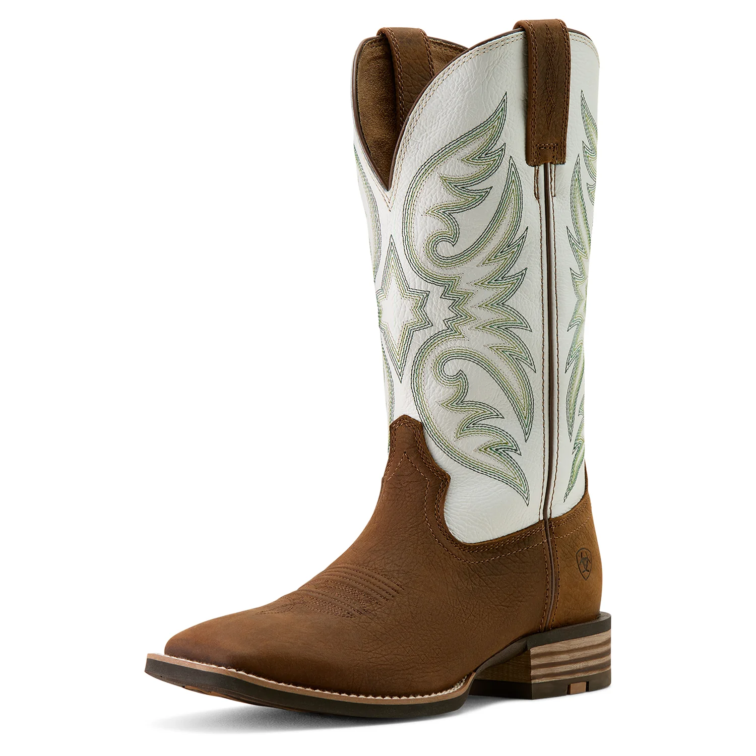 Ariat Men's Ricochet Cowboy Boot - Mustang Brown/Smokey Cream