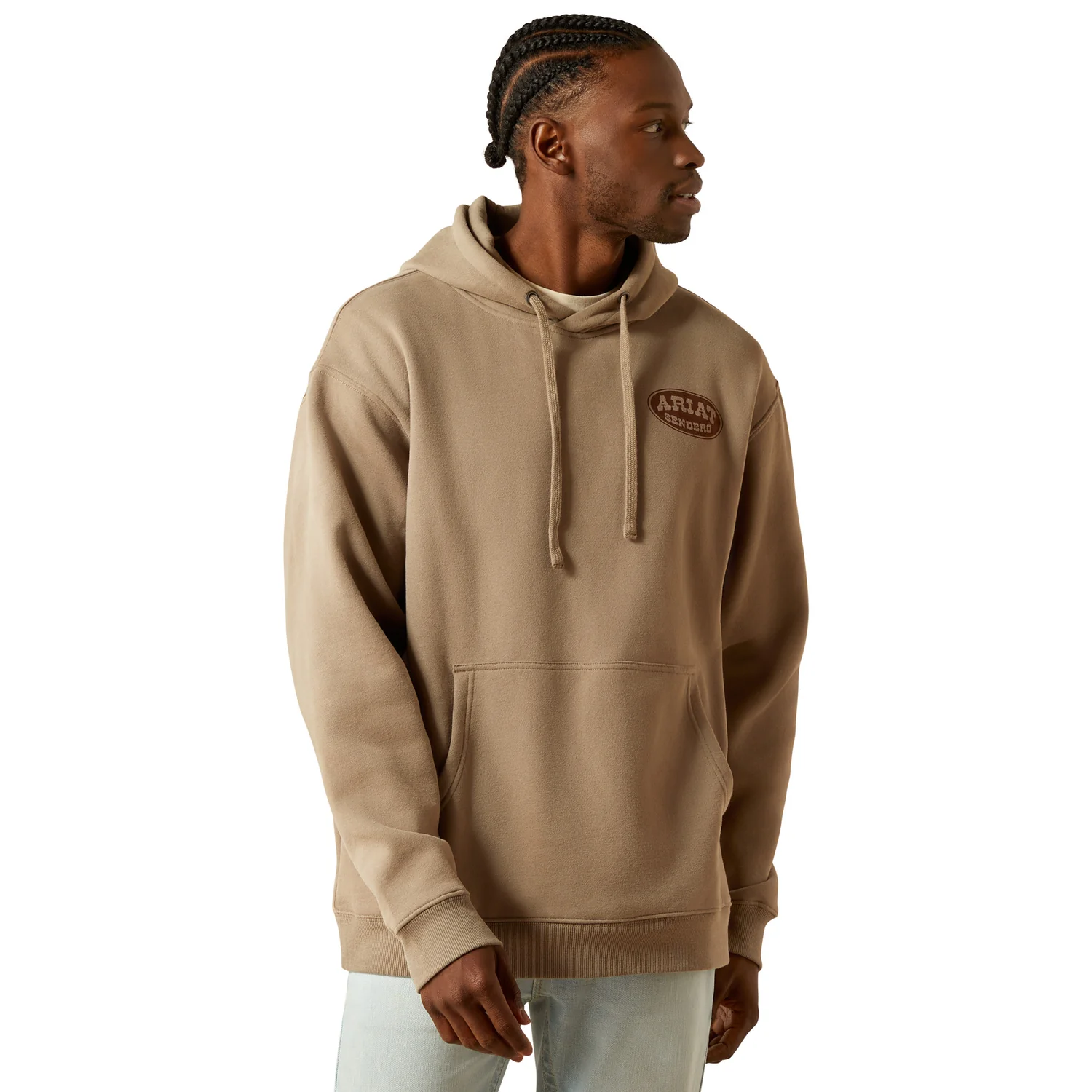 Ariat Men's Sendero Slow Horses Hoodie - Brindle