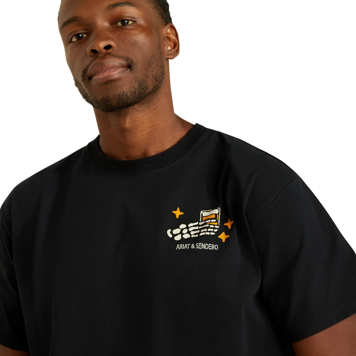 Ariat Men's Sendero When Life Gives You Agaves Tee - Black - Image 3