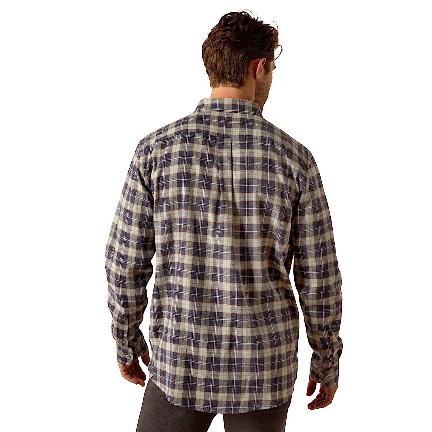 Ariat Men's Simmental Flannel Shirt - Horizon Plaid - Image 2