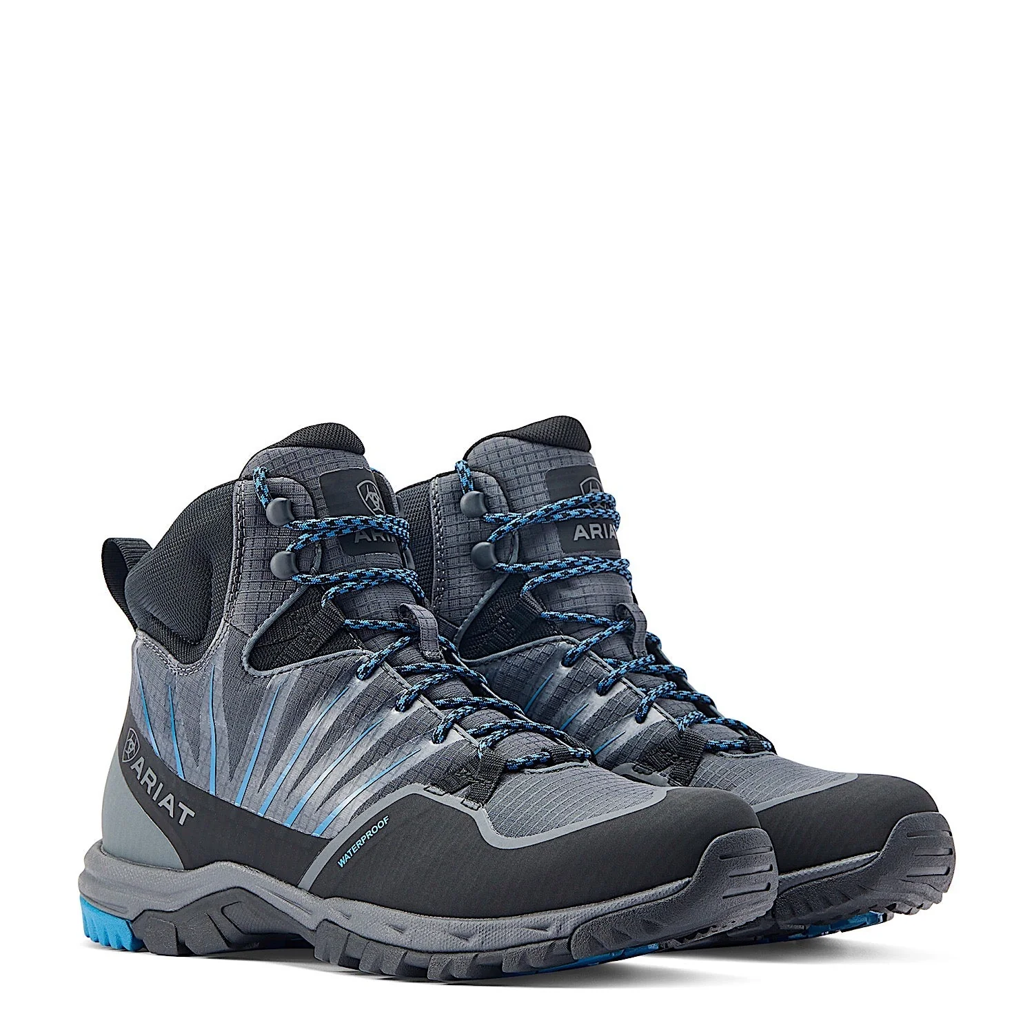 Ariat Men's Skyline Solaris H20 Boot - Shadow Grey/Sapphire - Image 4