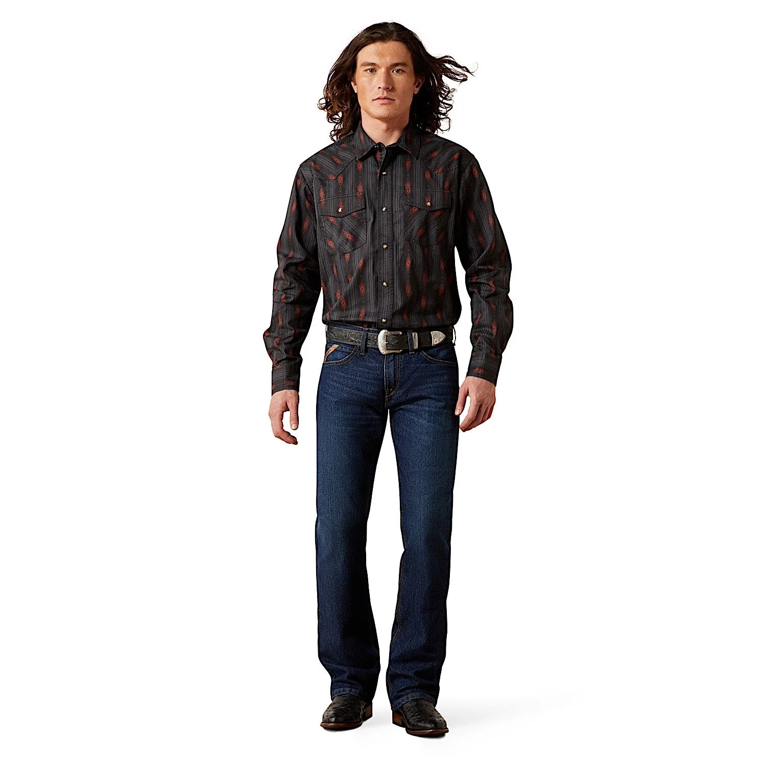 Ariat Men's Slim M7 Straight Jean - Baron Hampton - Image 4