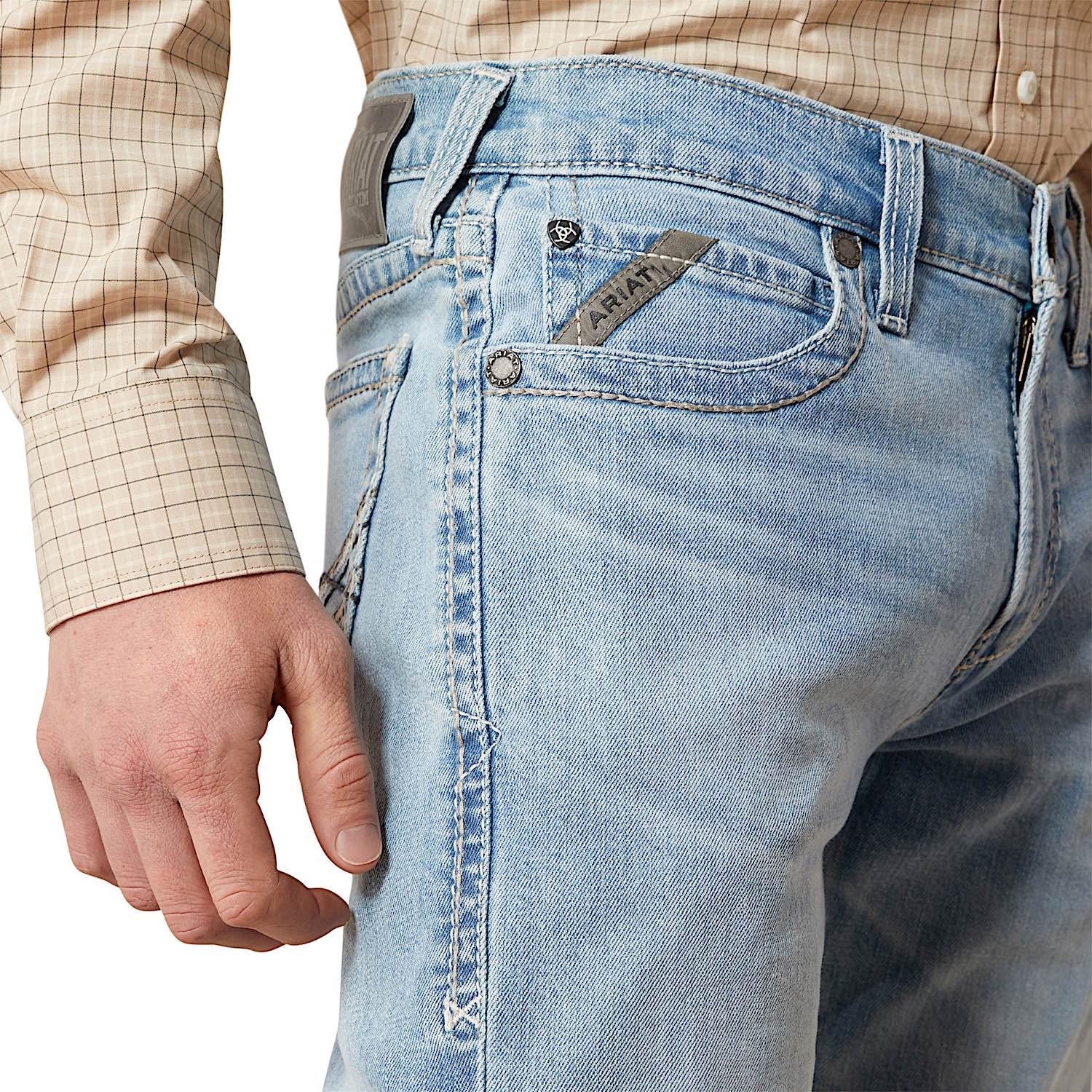 Ariat Men's Slim M7 Straight Jean - Carver Huron - Image 4