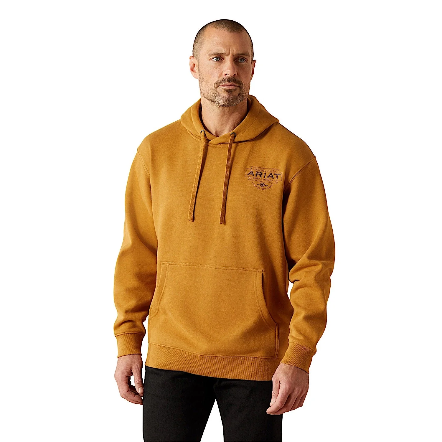Ariat Men's Southwest Simple Buckle Hoodie - Bone Brown