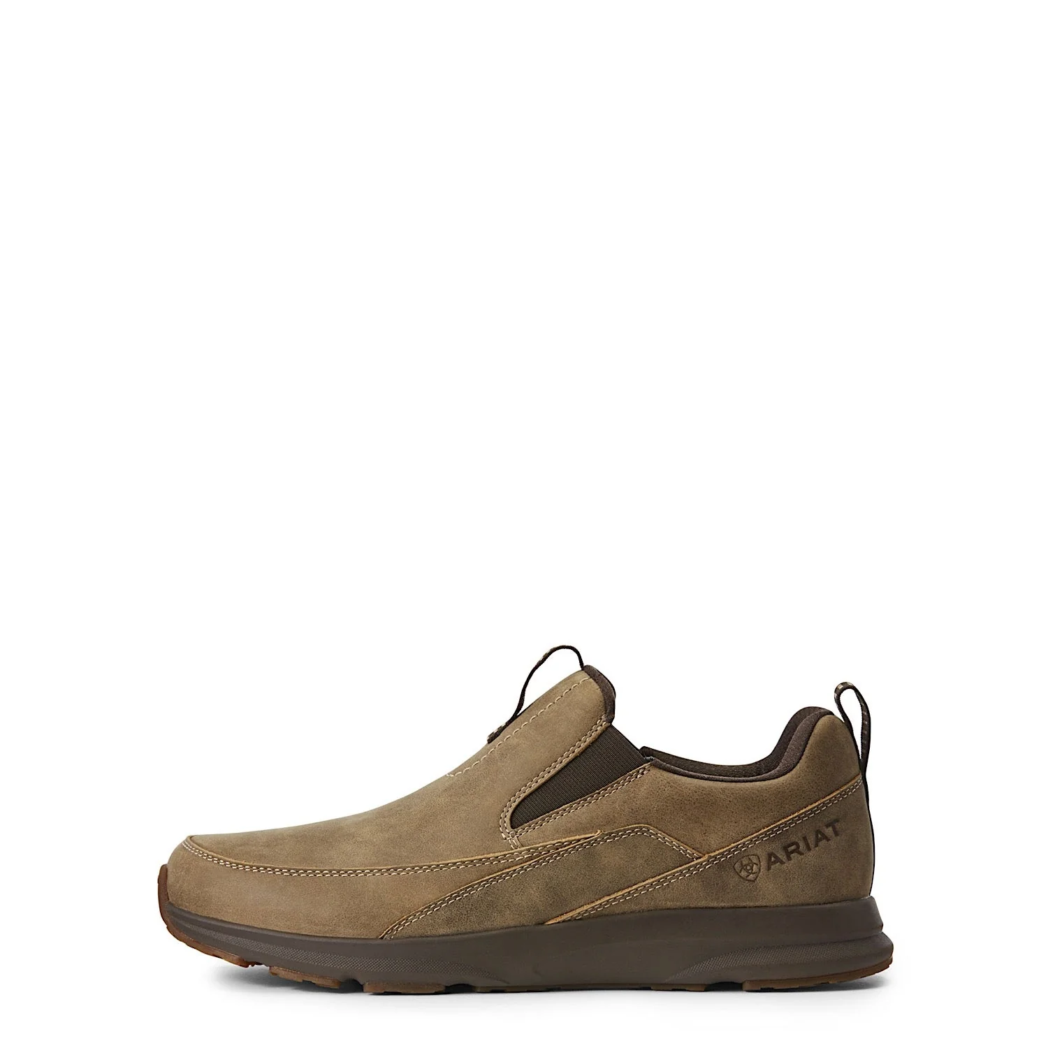 Ariat Mens Spitfire Slip-On Brown Bomber - Image 2