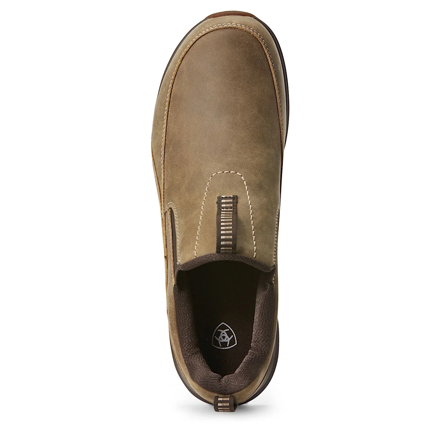 Ariat Mens Spitfire Slip-On Brown Bomber - Image 4