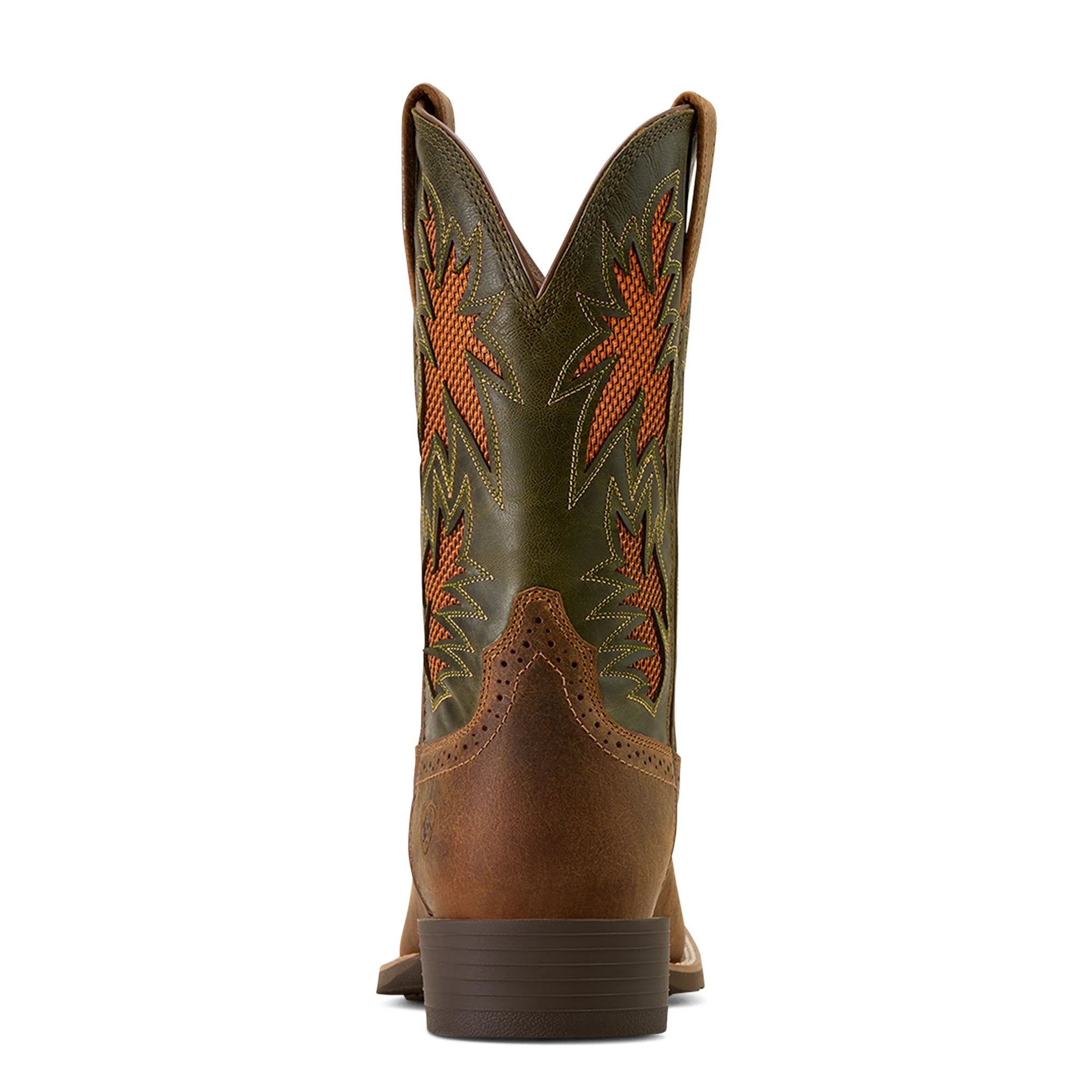 Ariat Men's Sport Cool VentTEK Western Boot - Buff Tan / Dusty Olive - Image 5