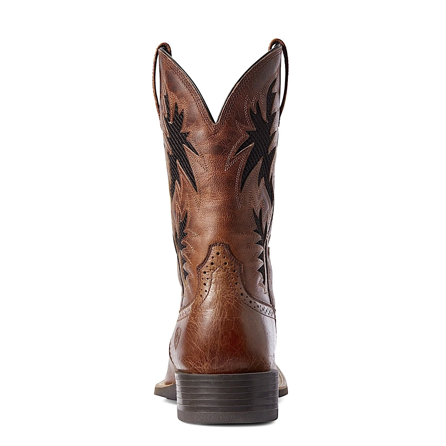 Ariat Men's Sport Cool VentTEK Western Boot - Dark Tan/Two Tone Tan - Image 3