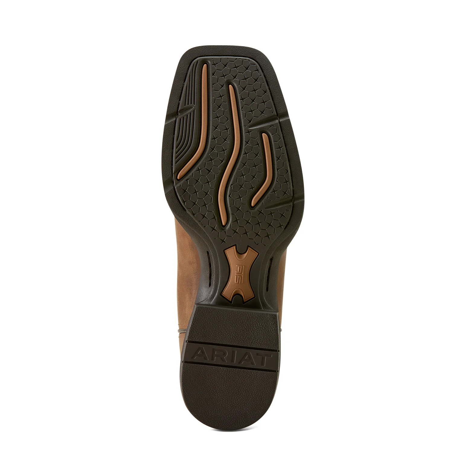 Ariat Men's Sport Steer Skull Cowboy Boot - Sandstorm/Bitter Chocolate - Image 5