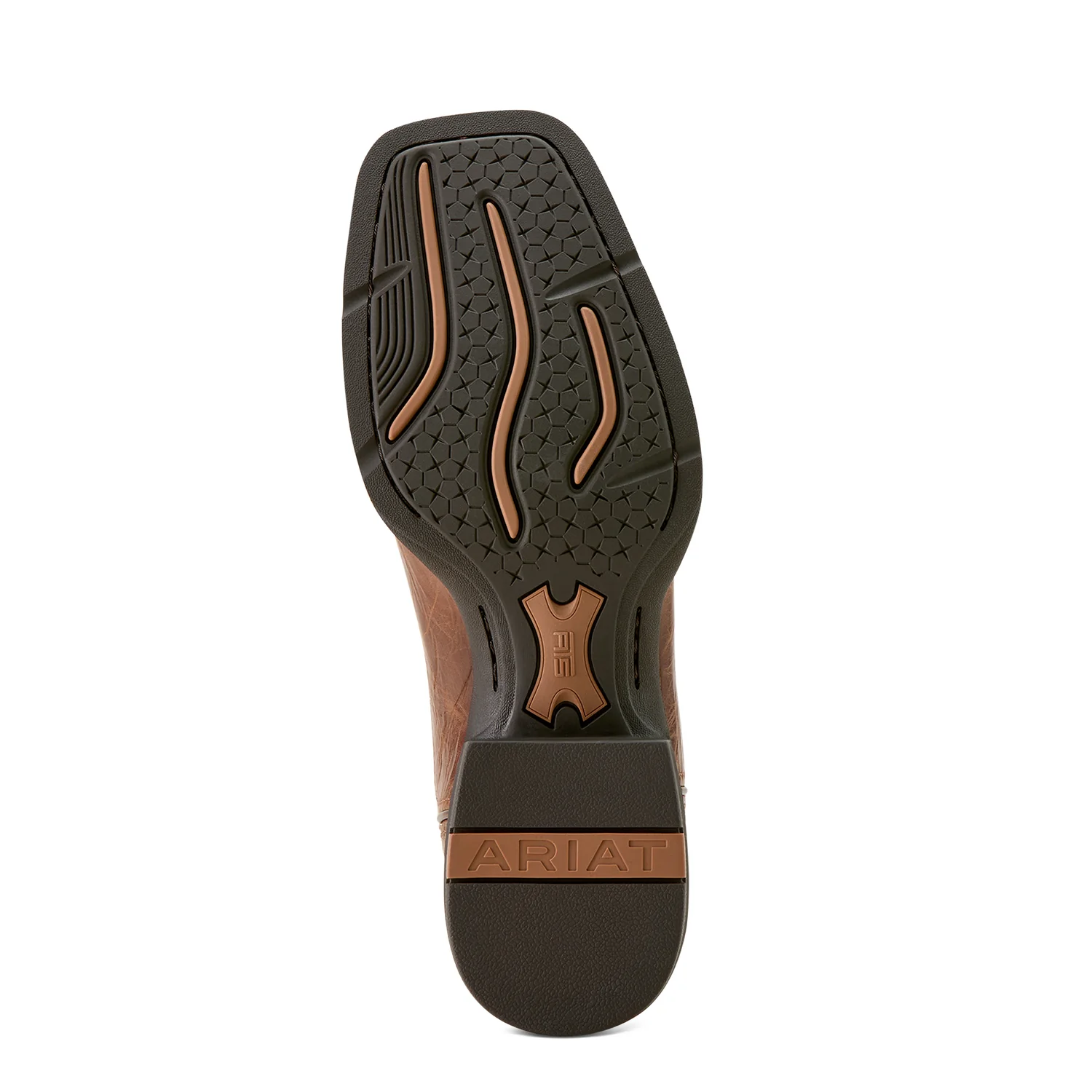 Ariat Men's Sport Western Wide Square Toe Cowboy Boot - Dark Tan - Image 4