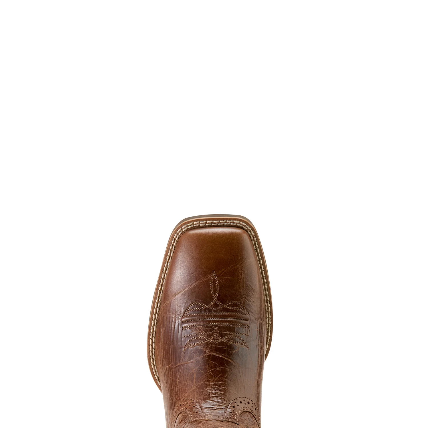 Ariat Men's Sport Western Wide Square Toe Cowboy Boot - Dark Tan - Image 5