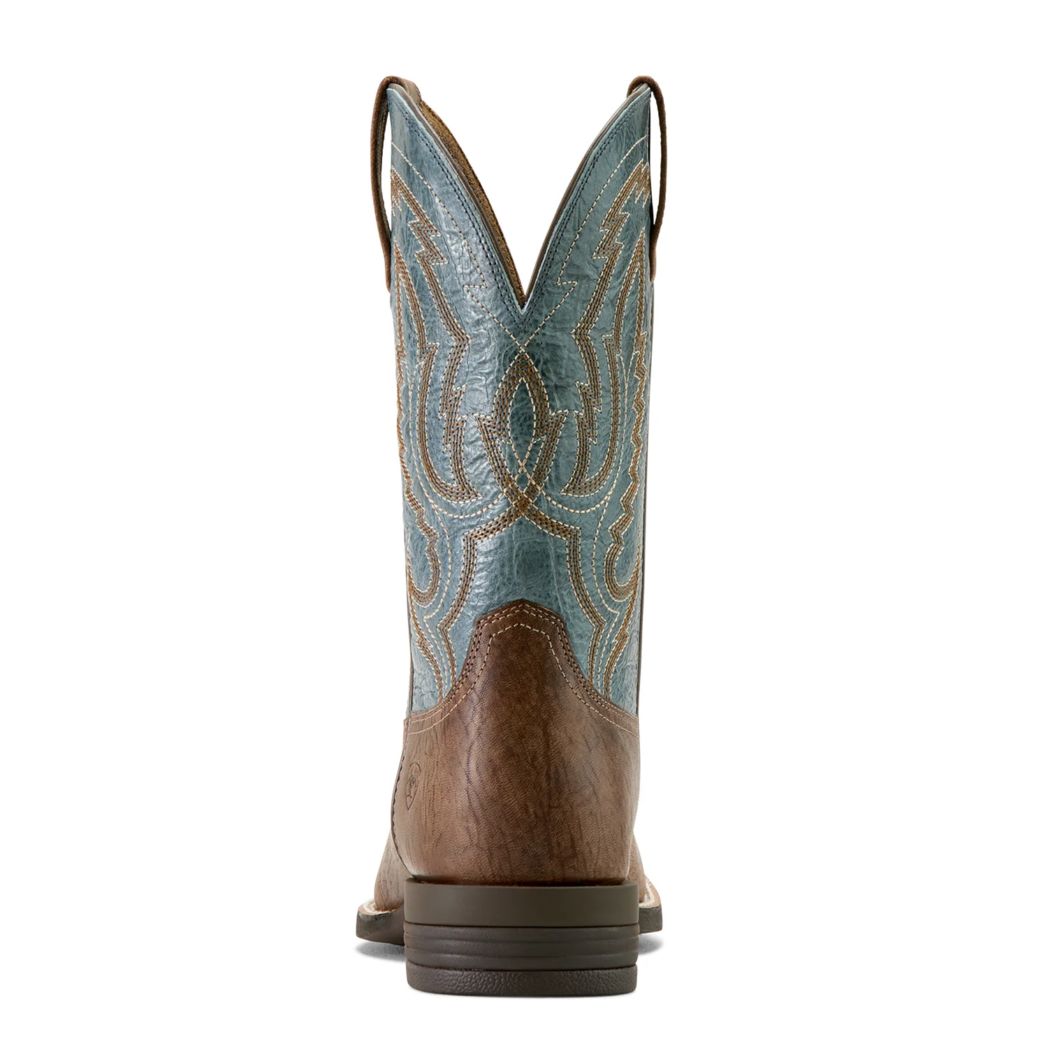 Ariat Men's Steadfast Western Boot - Dusk Brown/Baby Blue Eyes - Image 2