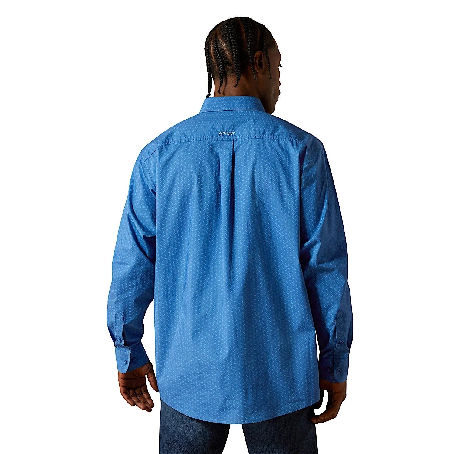 Ariat Men's Stratford Classic Fit Shirt - Royal Blue - Image 2