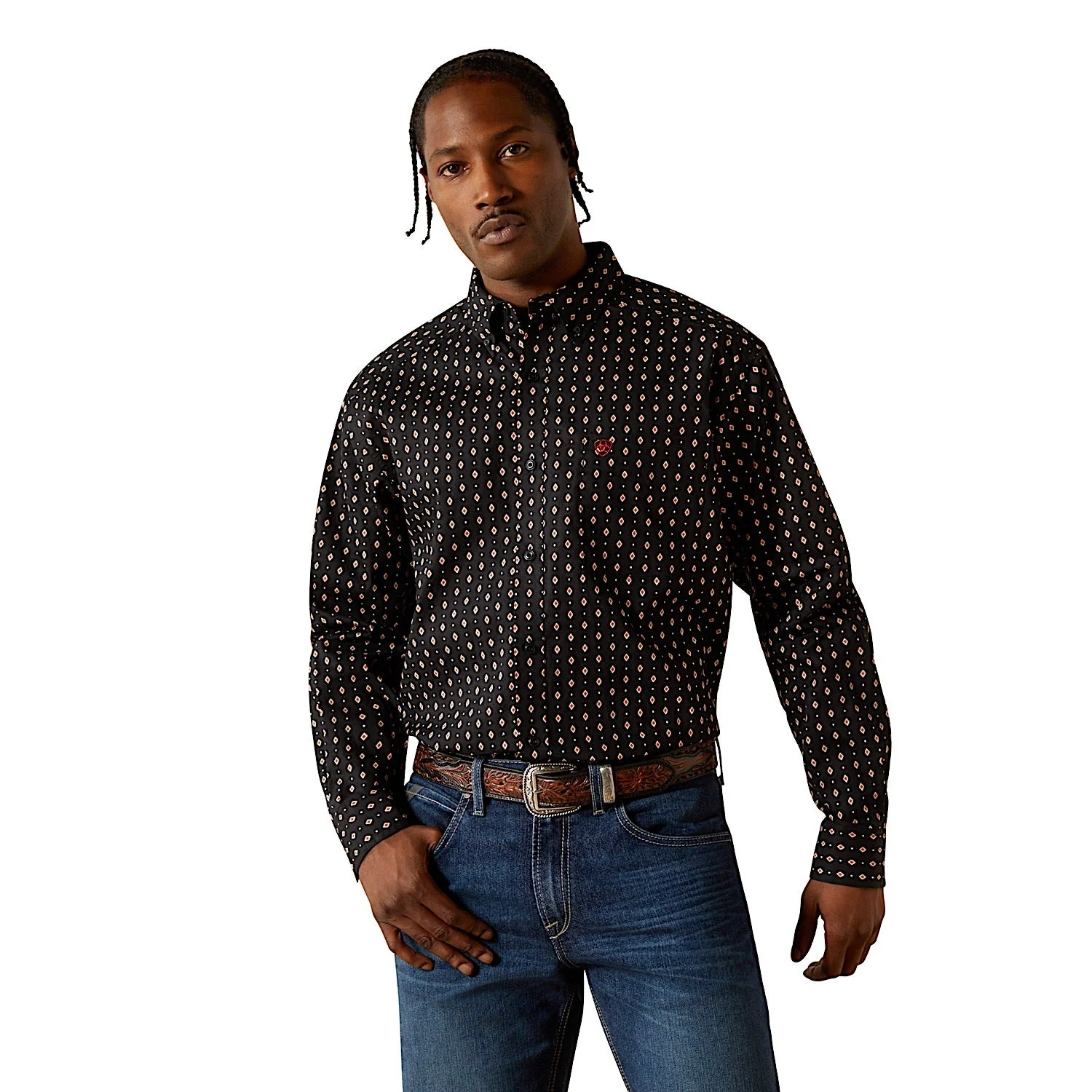 Ariat Men's Thorin Classic Fit Shirt - Black
