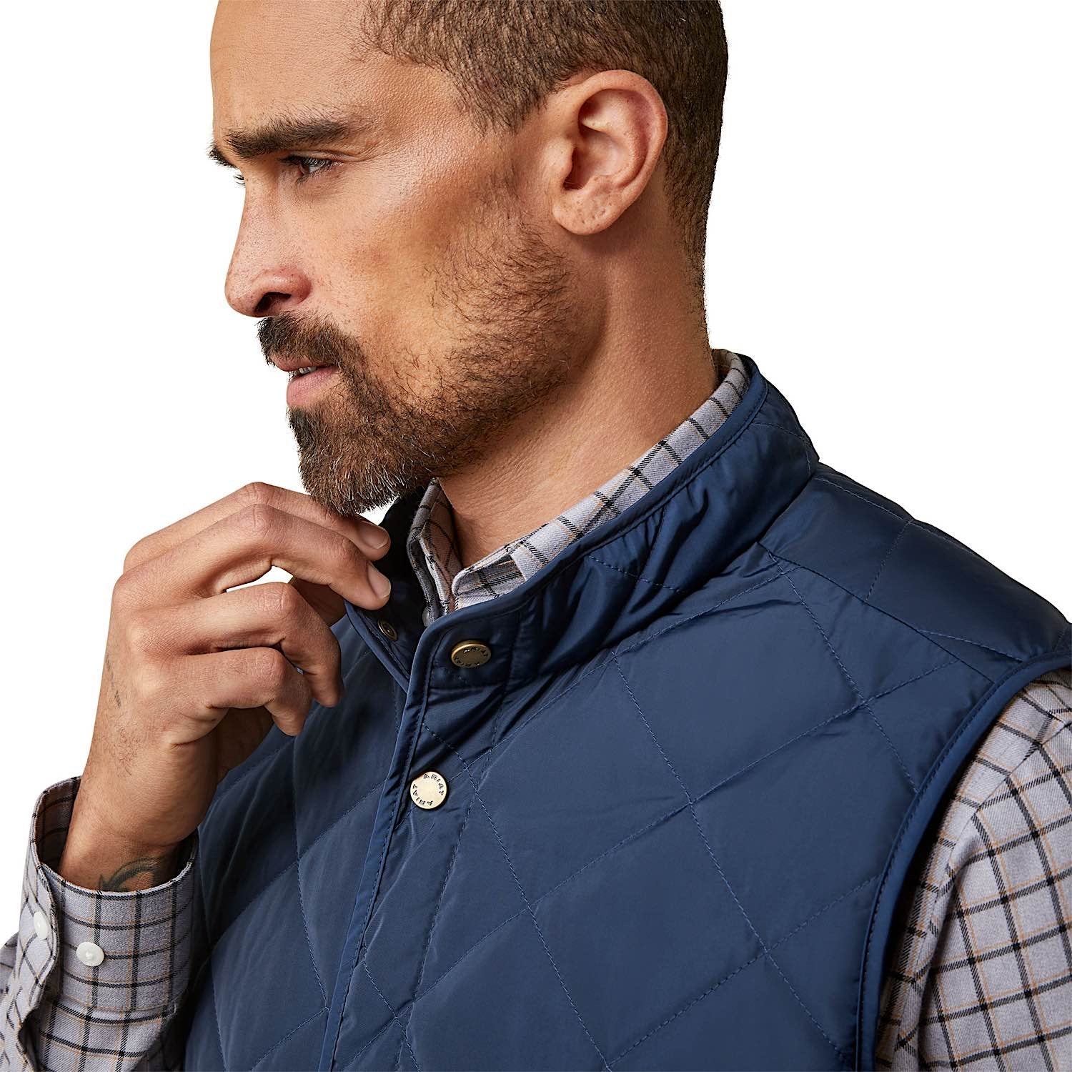 Ariat Men's Woodside Vest - Navy - Image 5