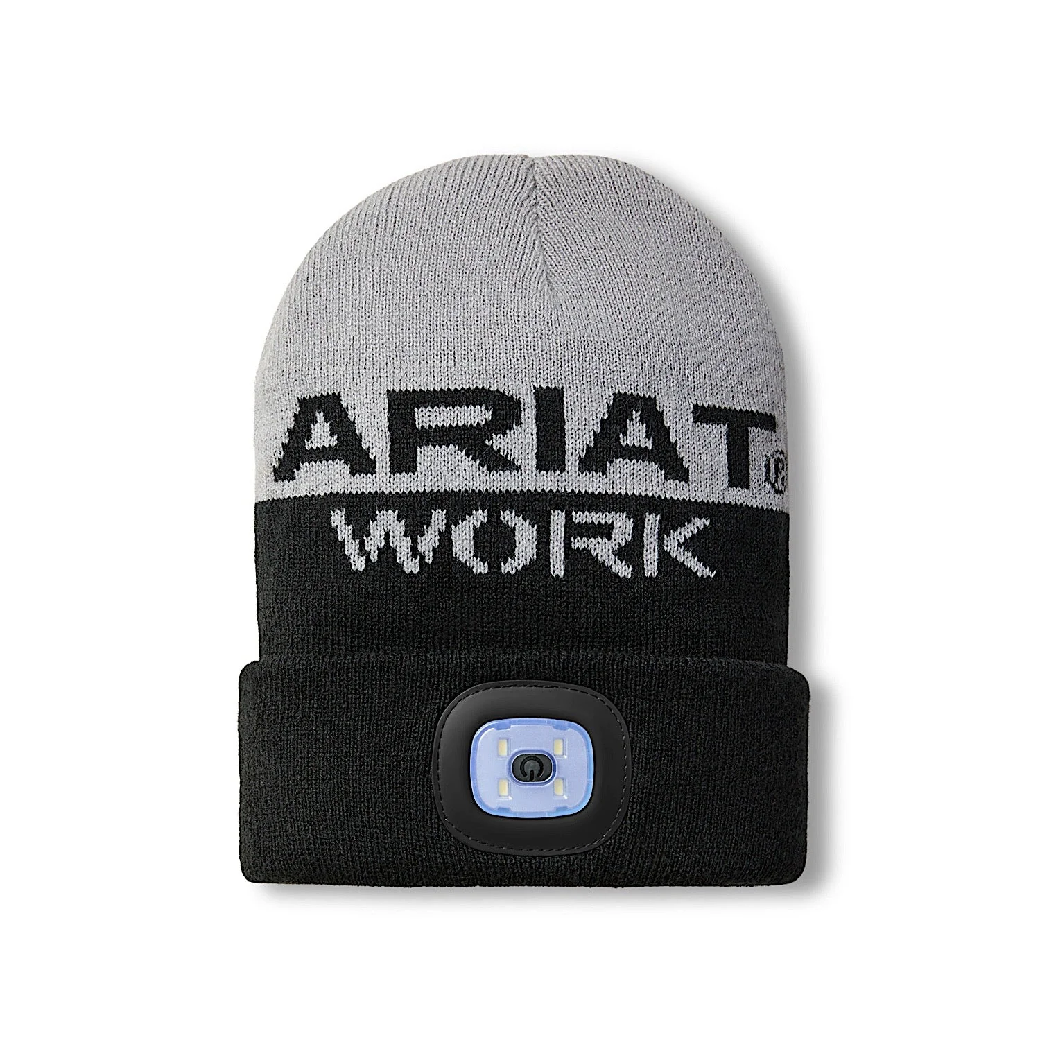 Ariat Rebar Headlight Beanie - Heather Grey/Black