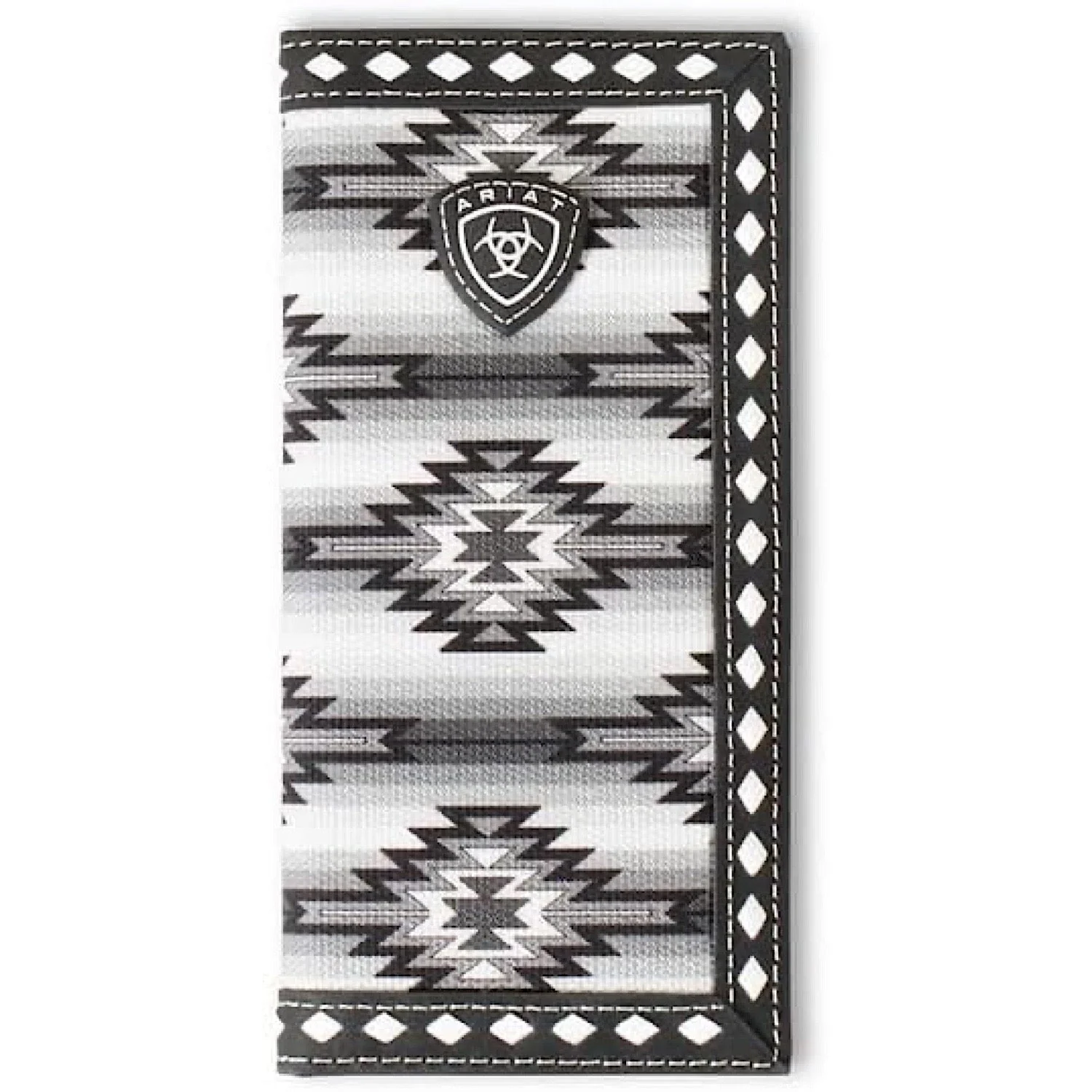 Ariat Rodeo Wallet Youth Diamond Lace - Southwest Fabric Black
