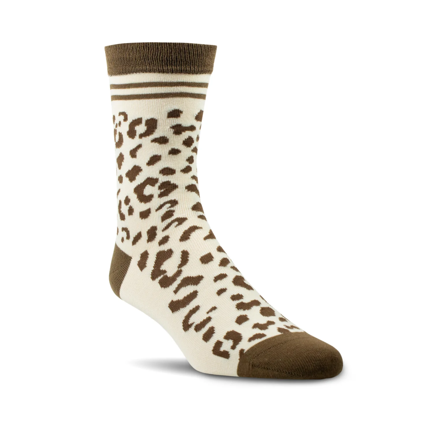 Ariat Unisex Charm Crew Socks - Leopard Camo - Image 2