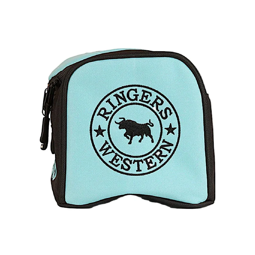 Ringers Western Unisex Occy Toiletry Bag - Black/Turquoise - Image 4