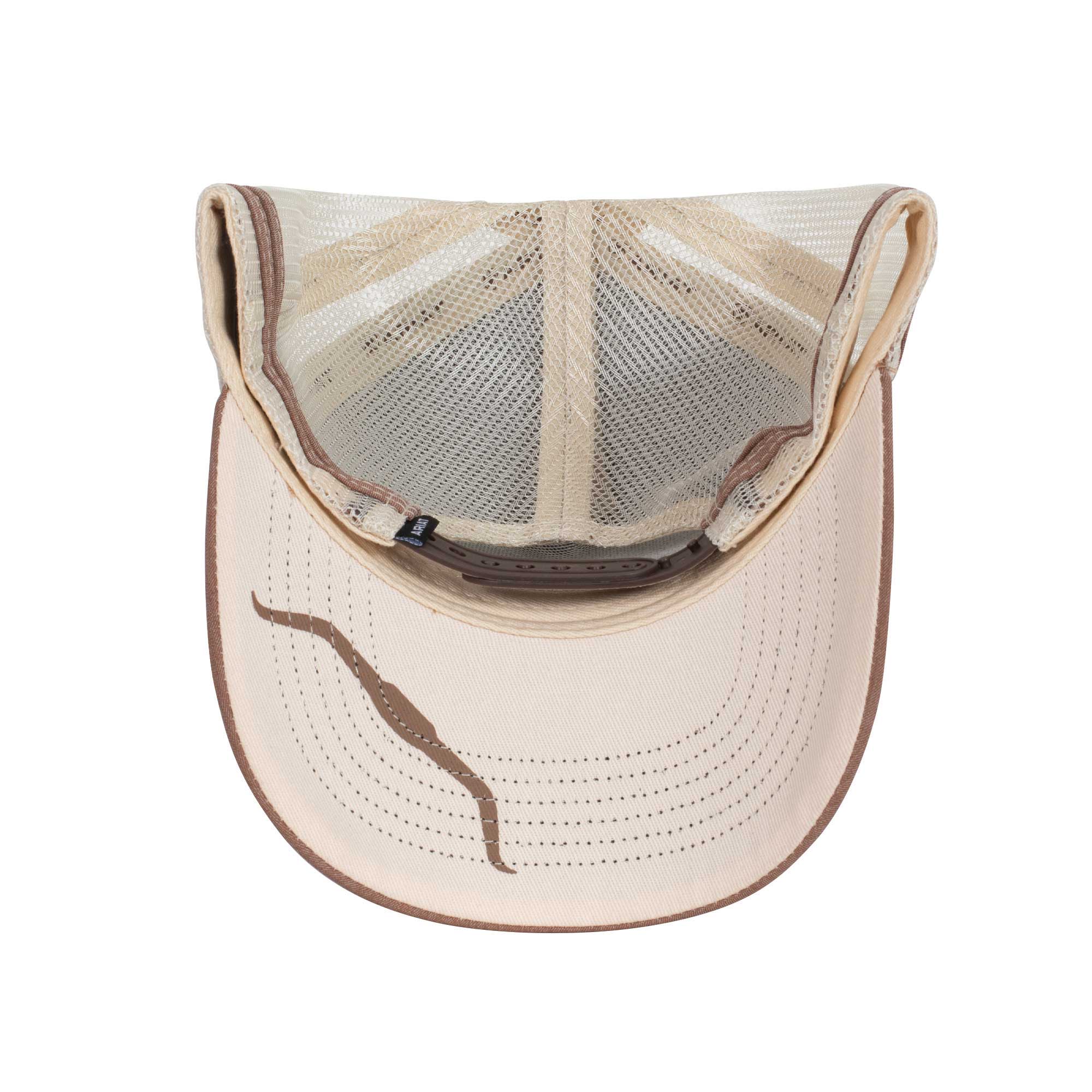 Ariat Wild Bull Trucker Cap - Brown Heather - Image 2