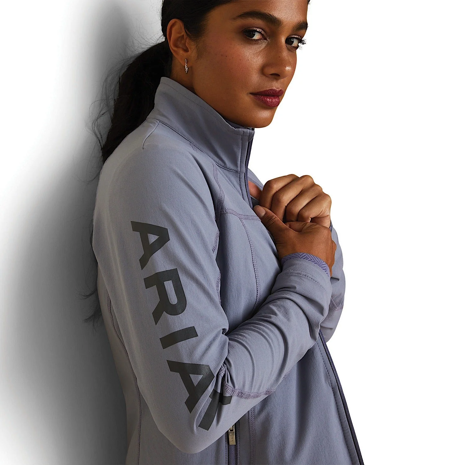Ariat Women's Agile Softshell Jacket - Dusky Granite - Image 5