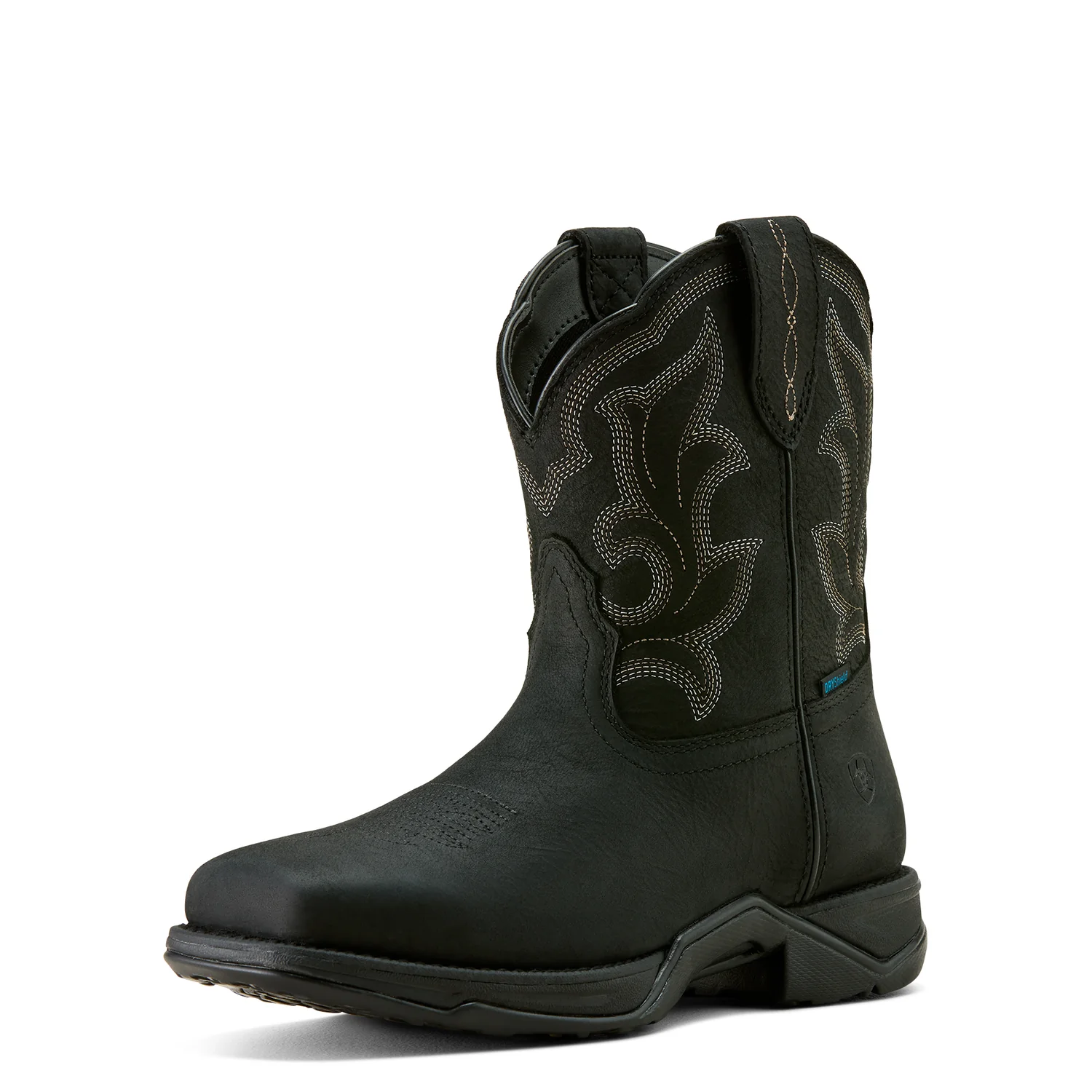 Ariat Women's Anthem Shortie II Waterproof Square Toe Western Boot - Bear Black