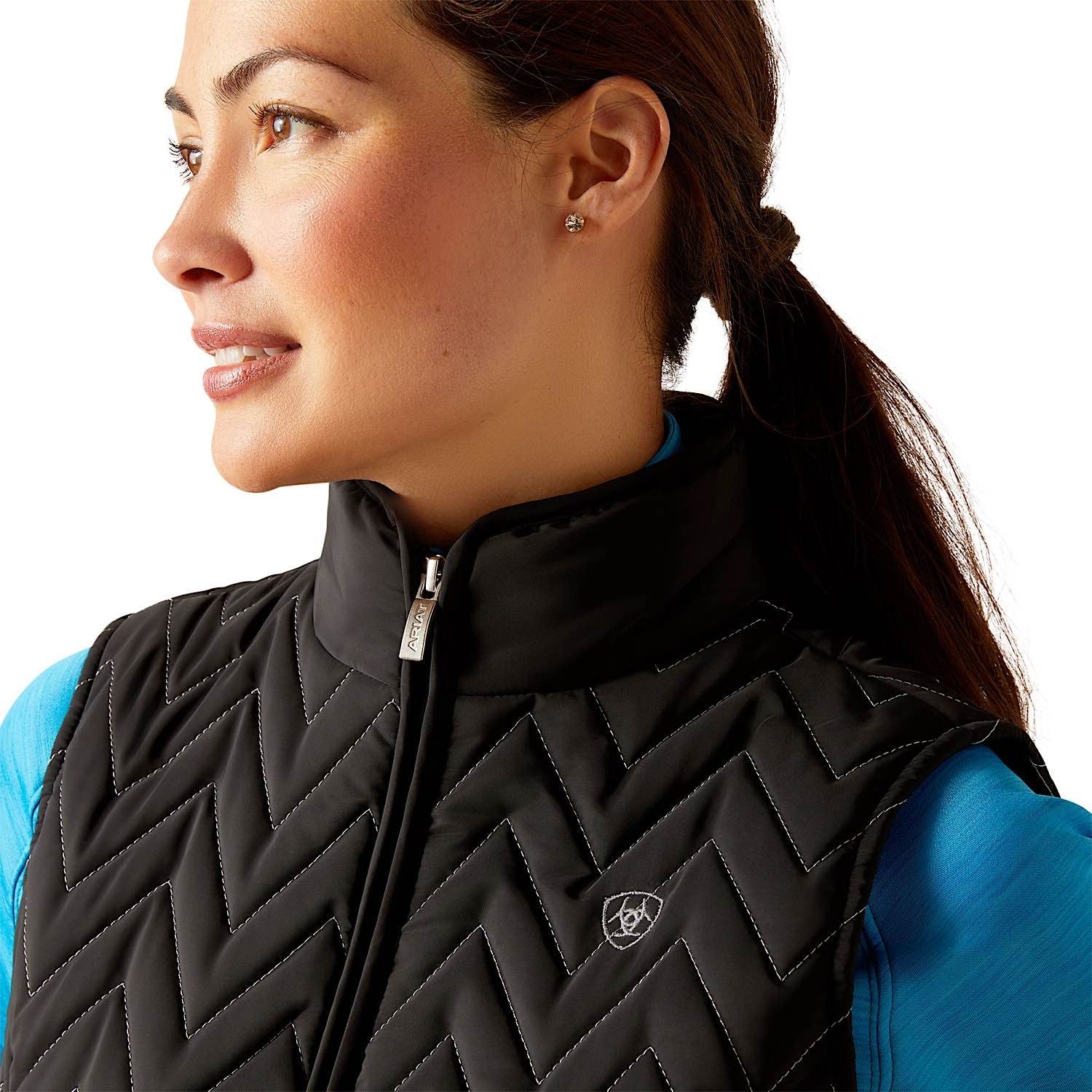 Ariat Women's Ashley Insulated Vest - Black - Image 4