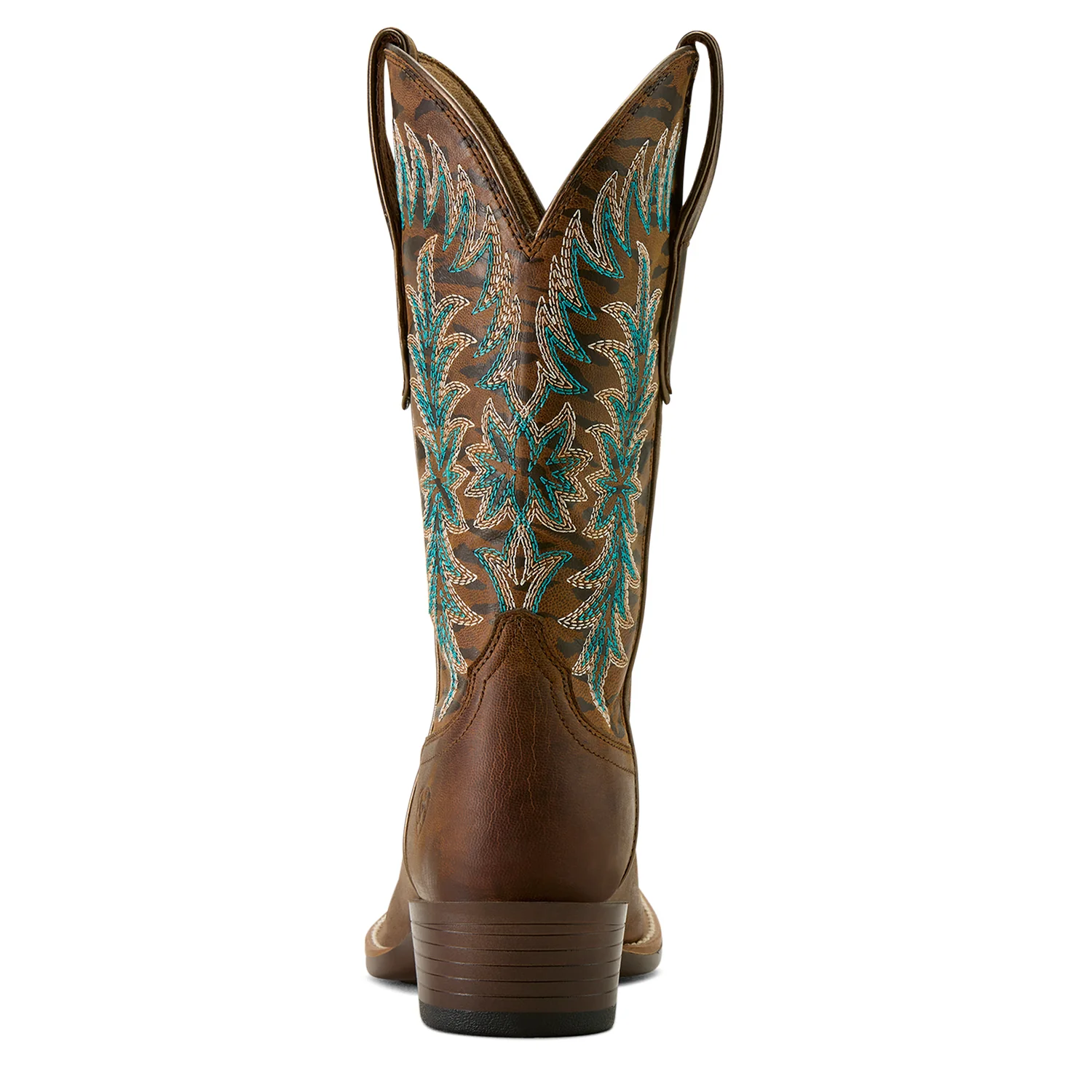 Ariat Women's Beaumont Western Boot - Sassy Brown/Gilded Tiger Print - Image 2