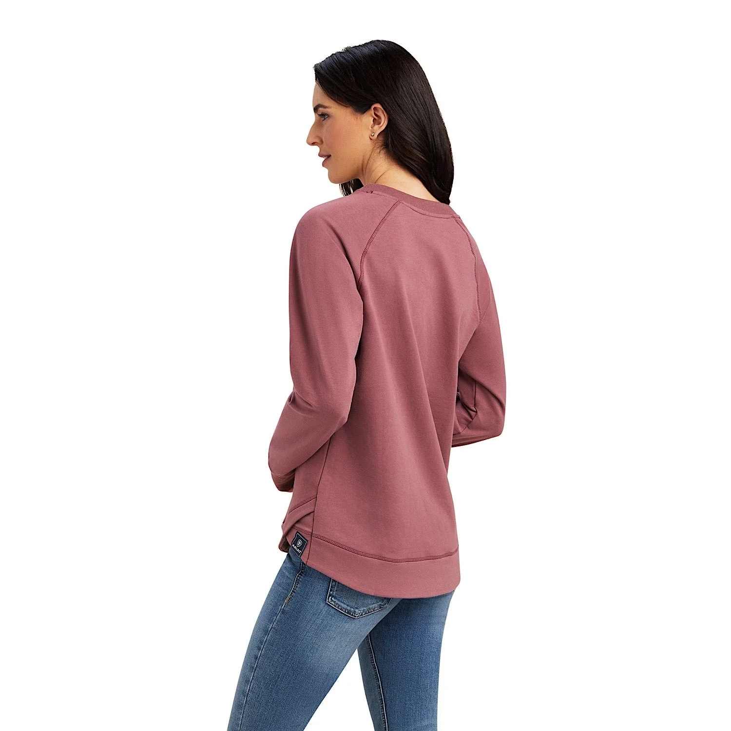 Ariat Womens Benicia Sweatshirt Four Wild Ginger - Image 2