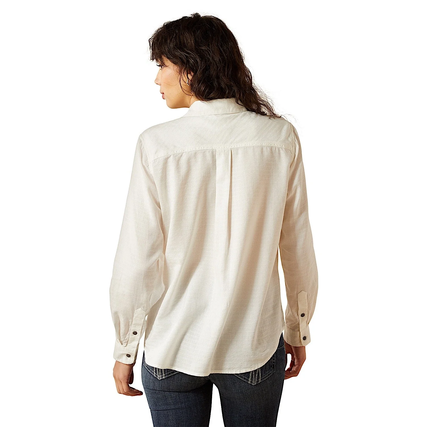 Ariat Women's Billie Jean Shirt - Cloud Dancer Dobby - Image 2