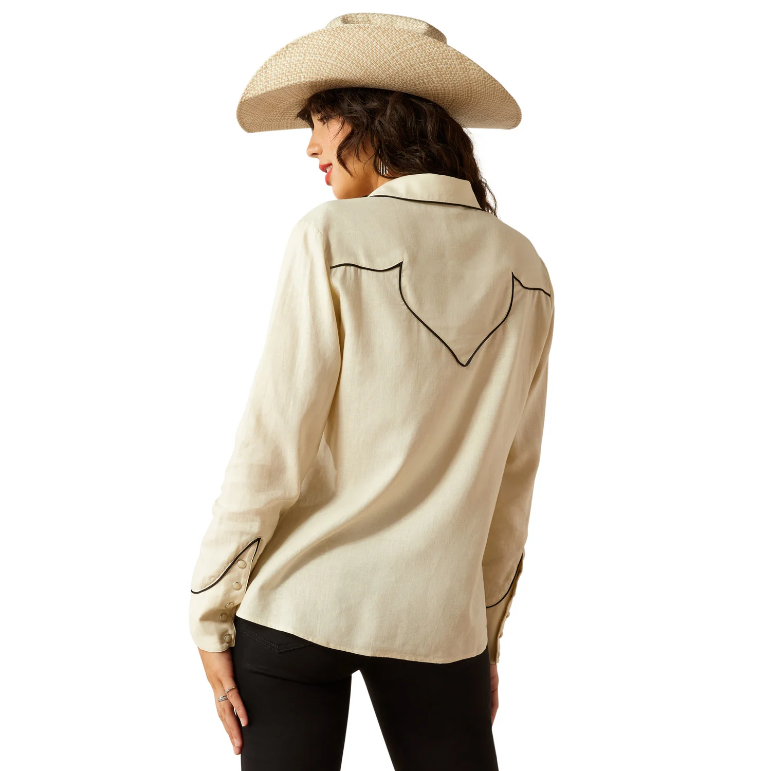 Ariat Women's Bluebell Shirt - Summer Sand - Image 2