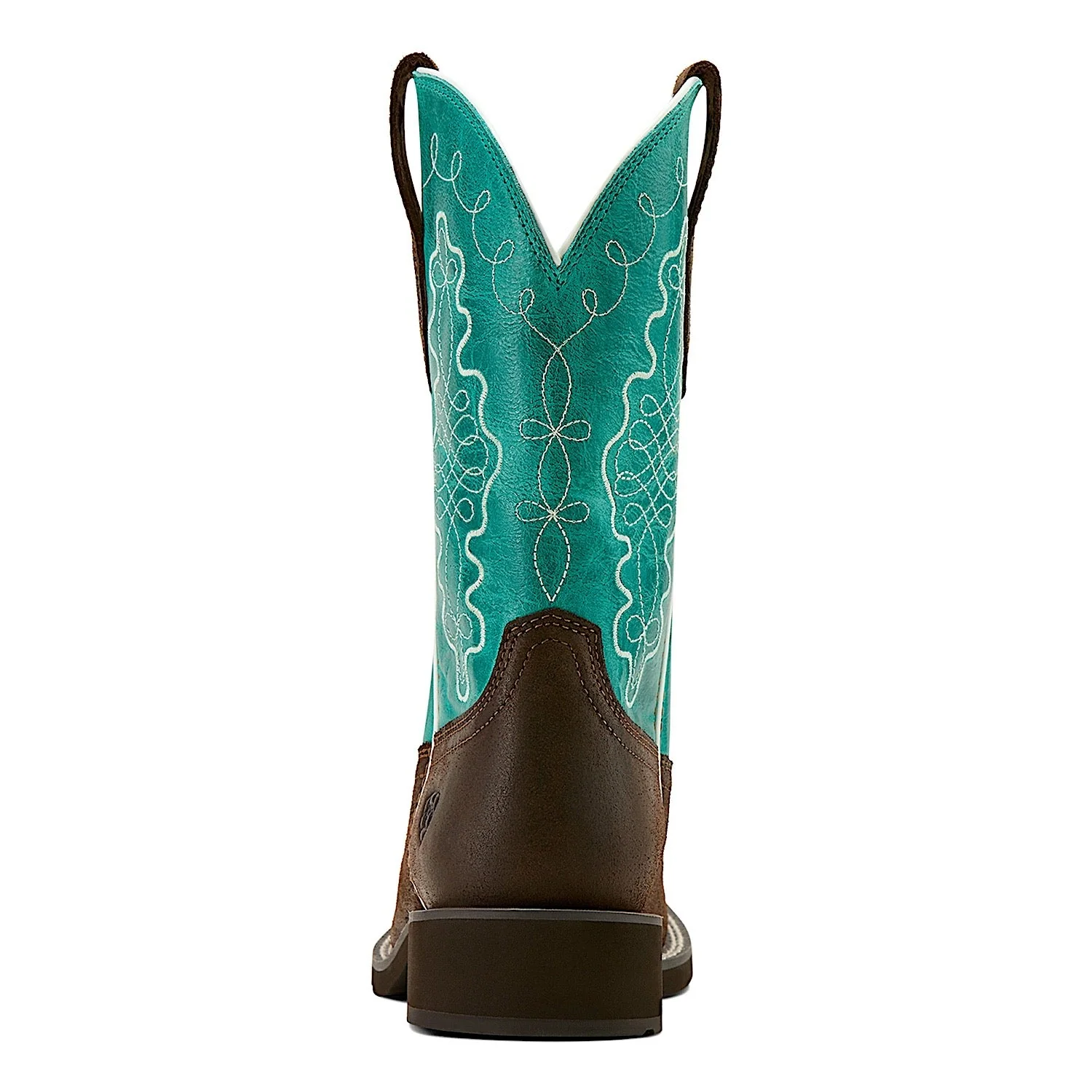 Ariat Women's Callie Western Boot - Worn Hickory/Distressed Turquoise - Image 5