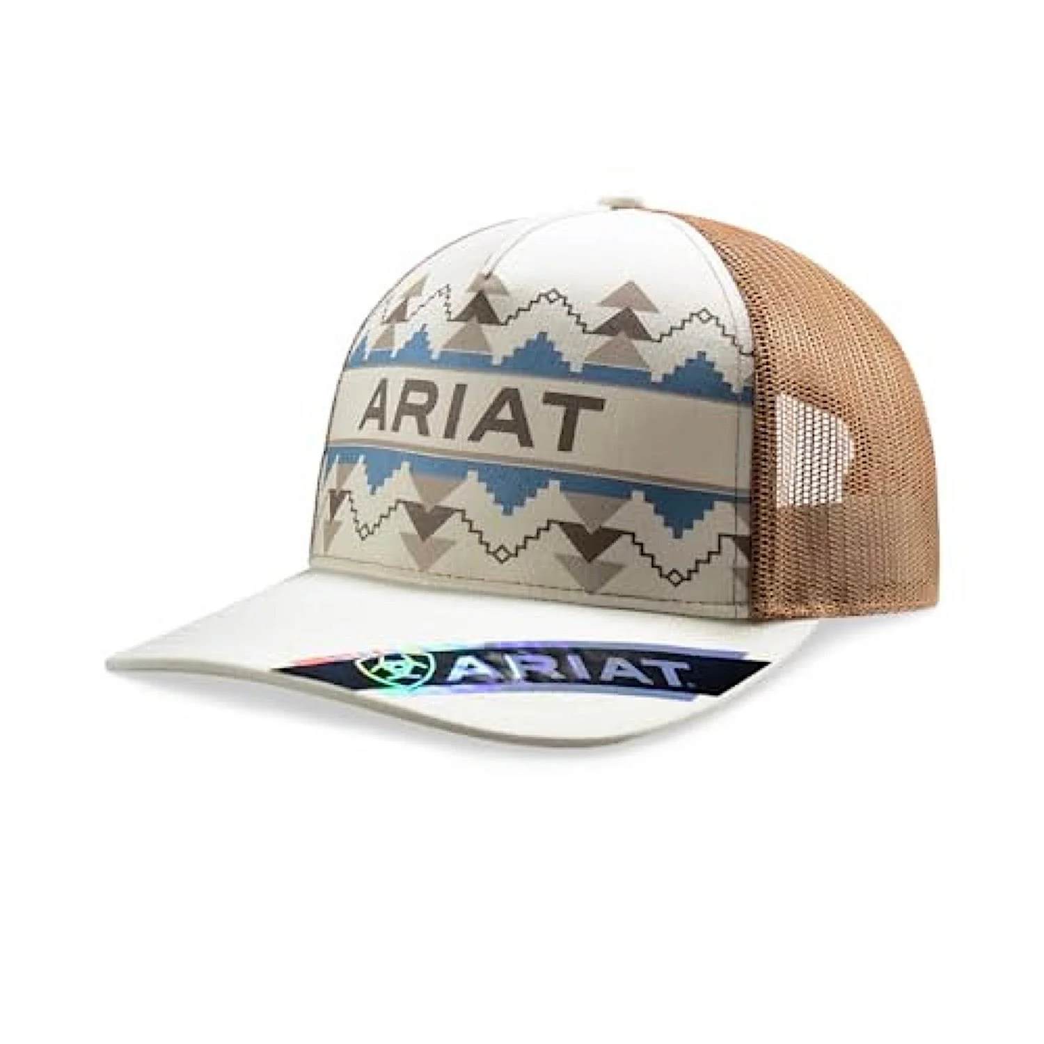 Ariat Women's Southwest Pattern Trucker Cap - Khaki