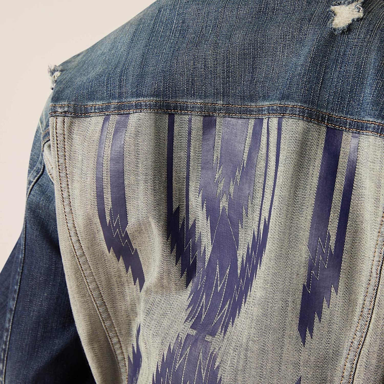 Ariat Womens Chimayo Denim Jacket Burbank - Image 4