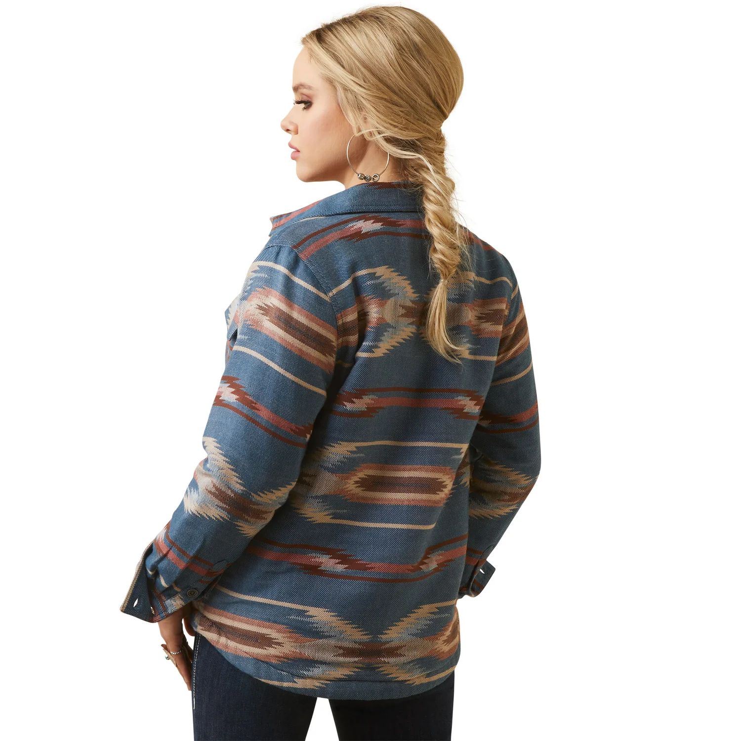 Ariat Women's Chimayo Shirt Jacket - Jacobo Chimayo Jacquard - Image 3