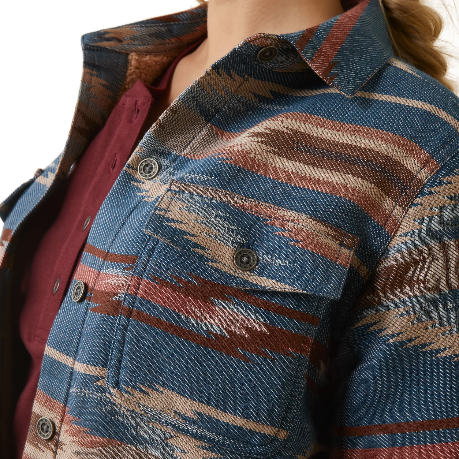 Ariat Women's Chimayo Shirt Jacket - Jacobo Chimayo Jacquard - Image 5