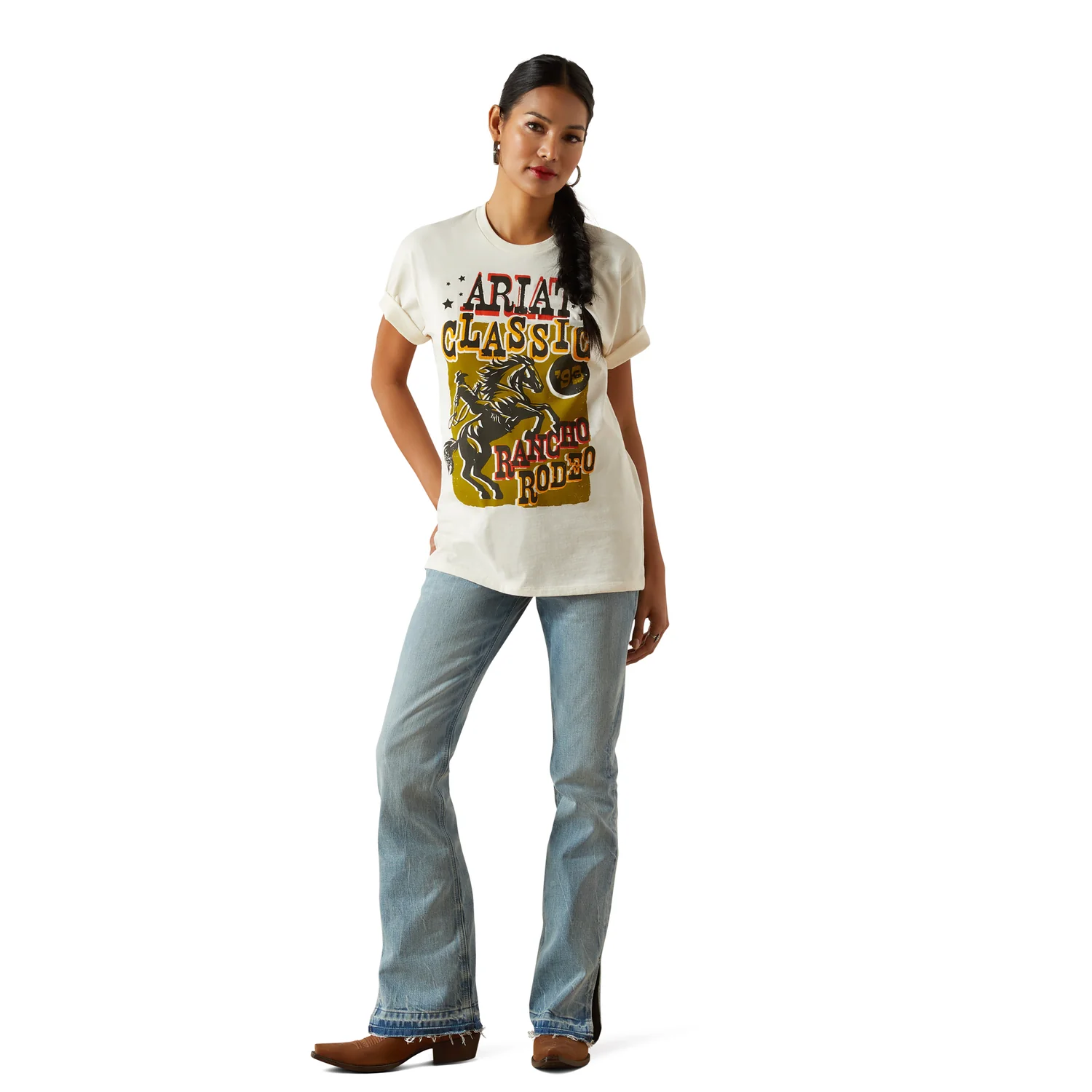 Ariat Women's Classic Rodeo Tee - Natural