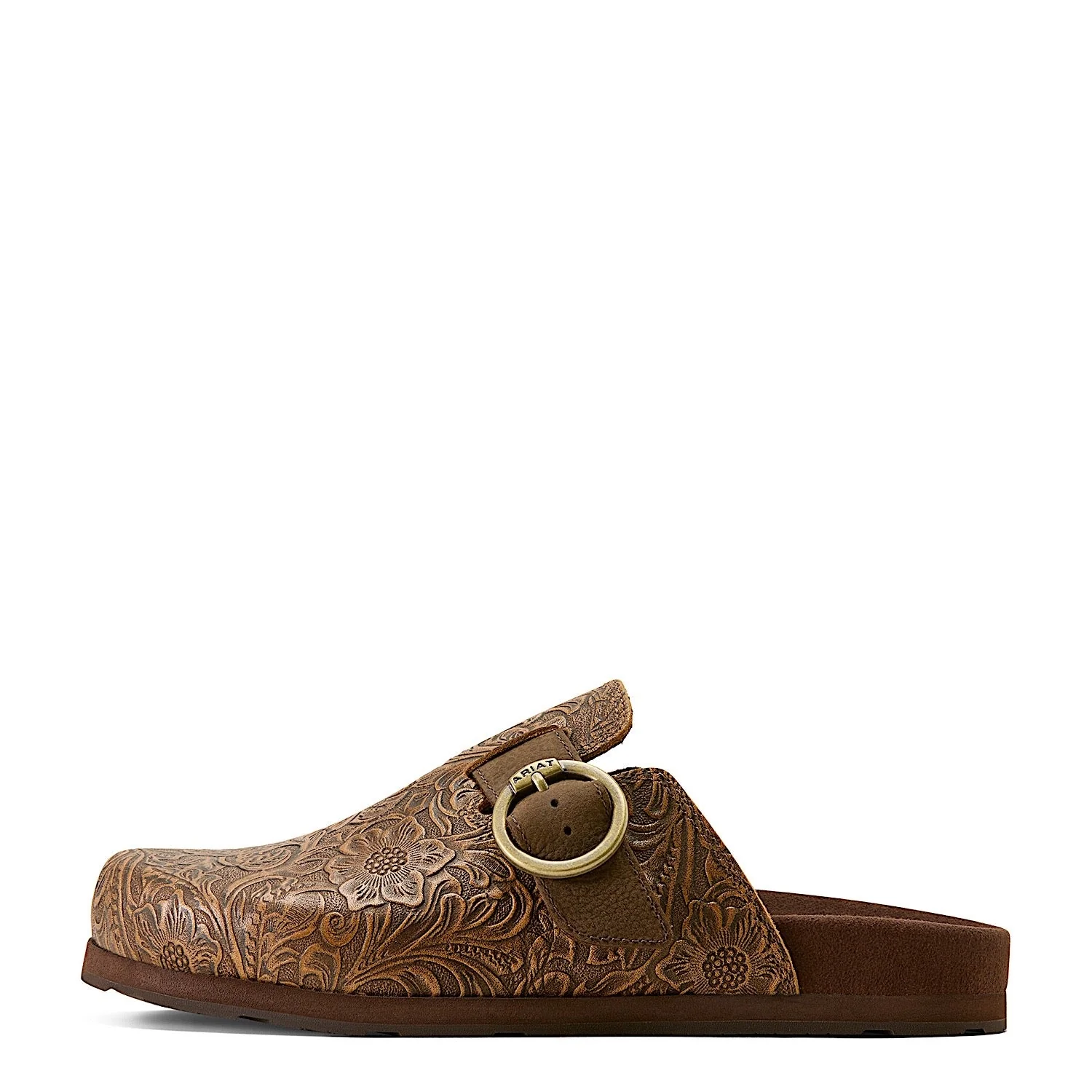 Ariat Women's Country Mule - Brown Floral Emboss - Image 2