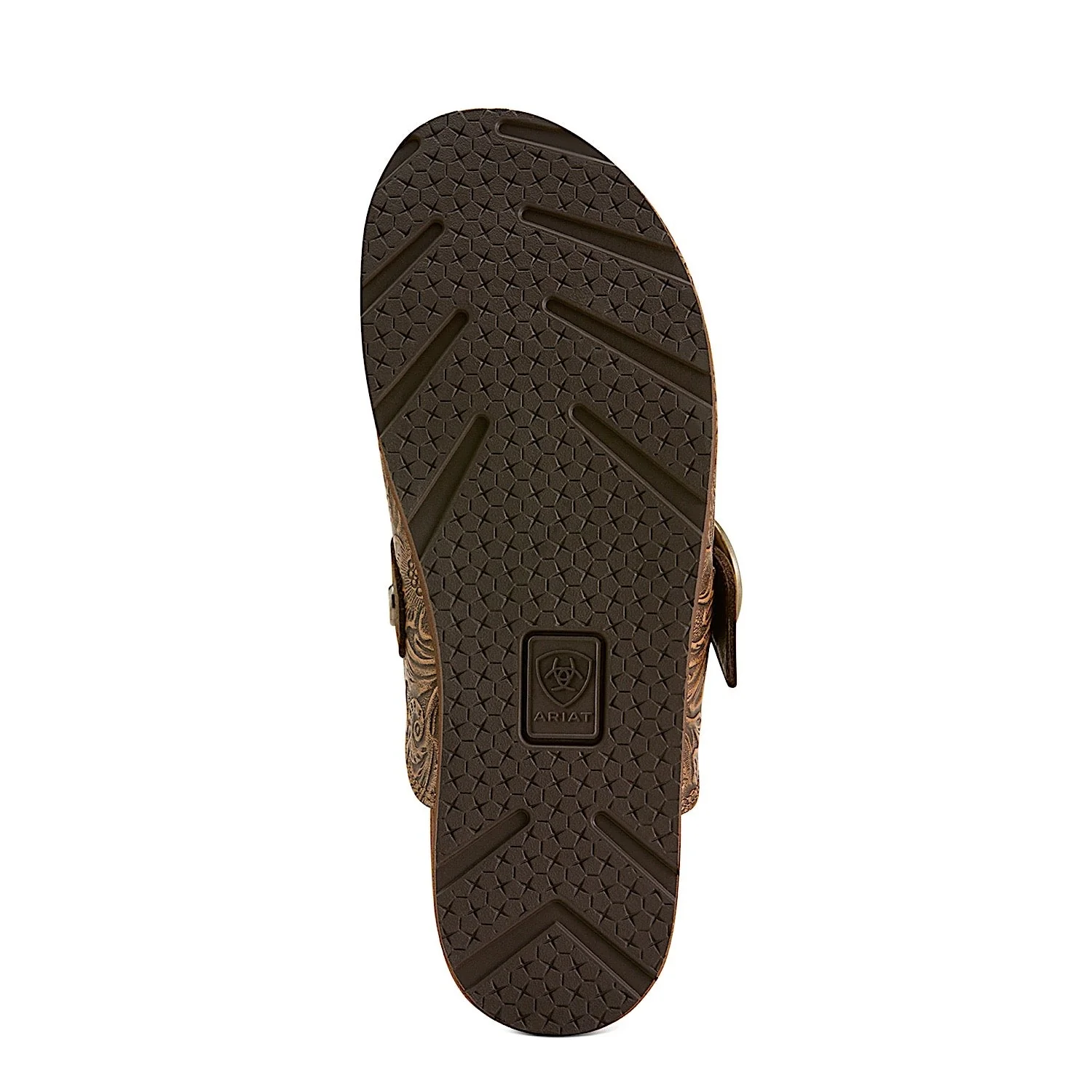 Ariat Women's Country Mule - Brown Floral Emboss - Image 3