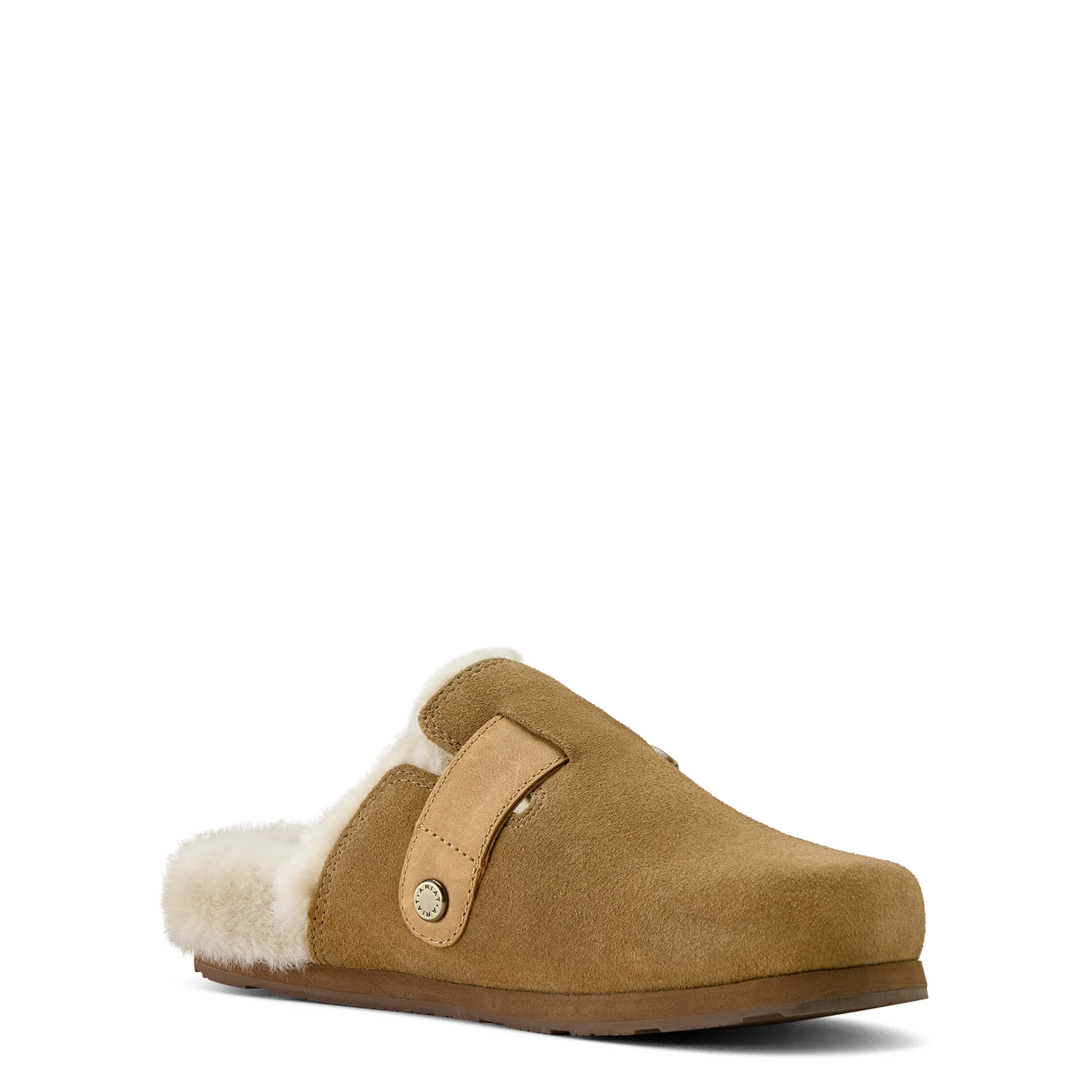 Ariat Women's Country Mule Sherpa - Ranch Brown Suede - Image 3