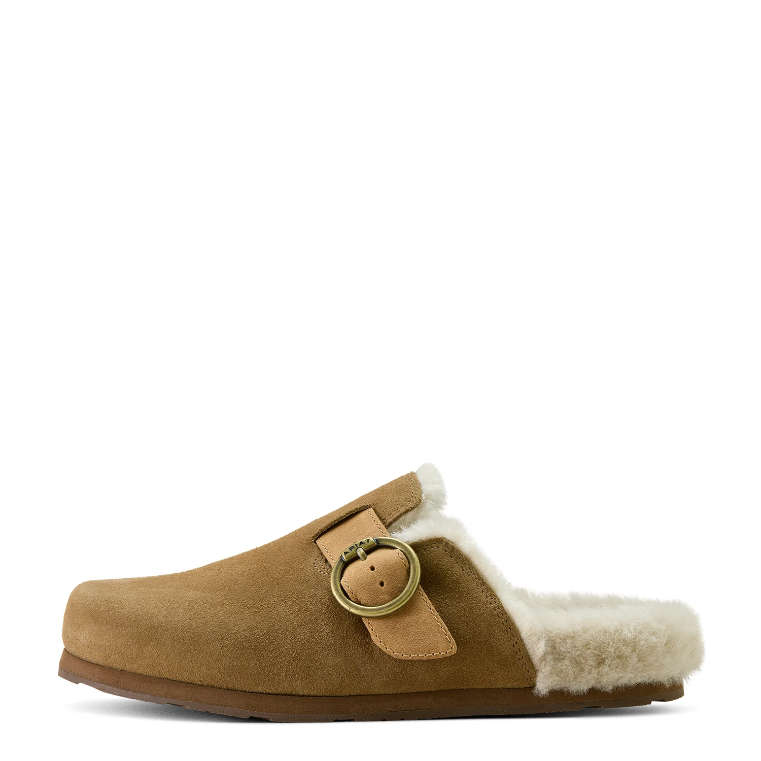 Ariat Women's Country Mule Sherpa - Ranch Brown Suede - Image 4