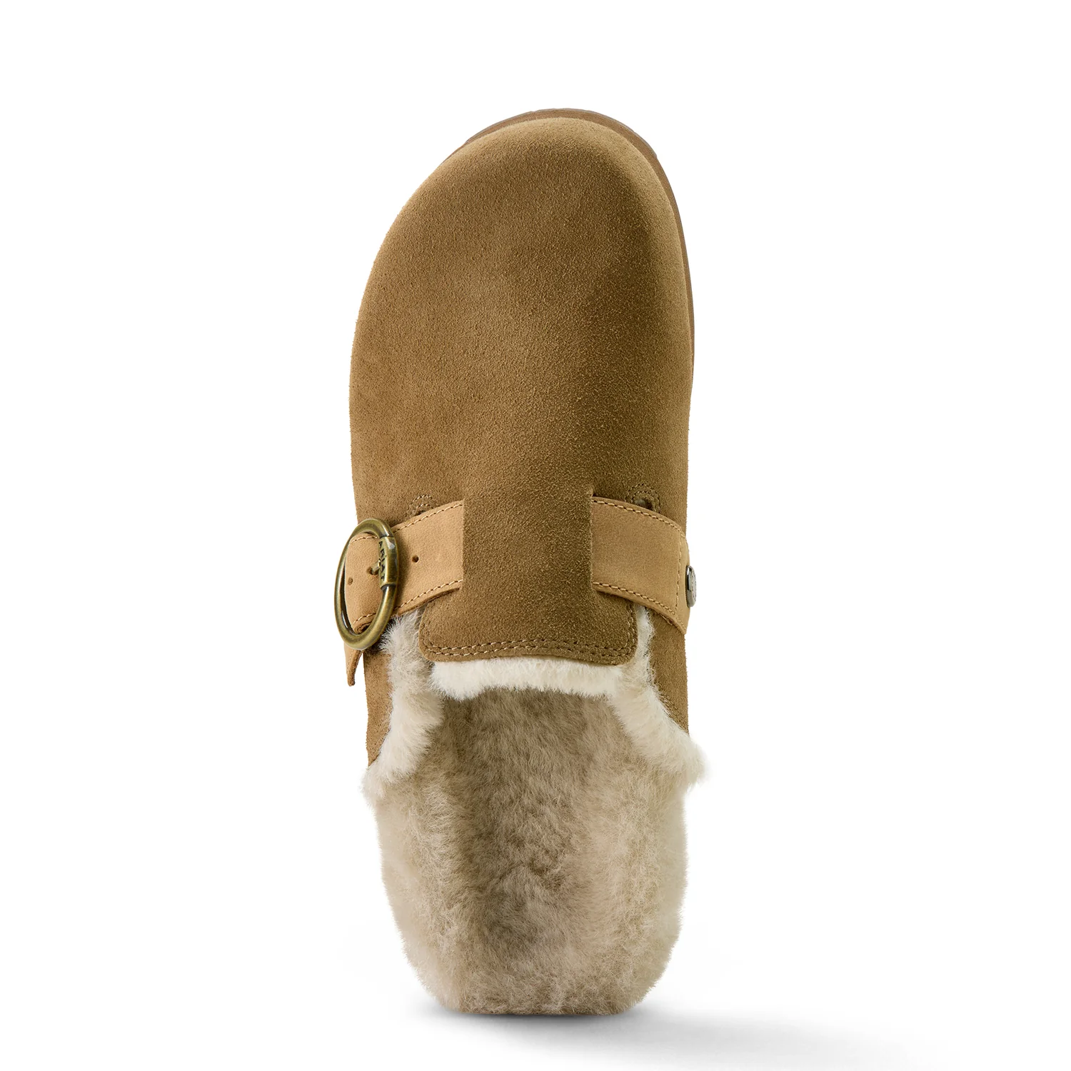 Ariat Women's Country Mule Sherpa - Ranch Brown Suede - Image 6