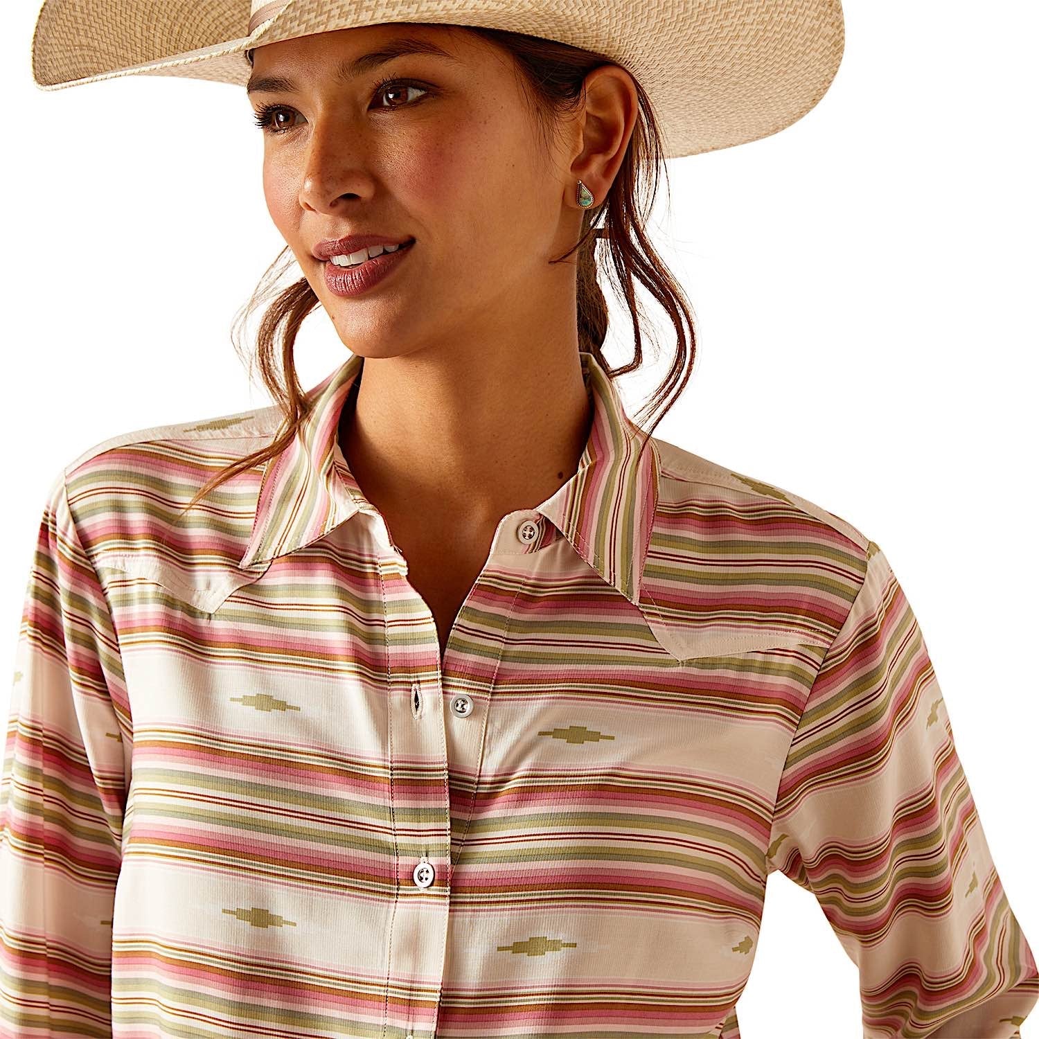 Ariat Women's Crowheart Shirt - Desert Serape - Image 4