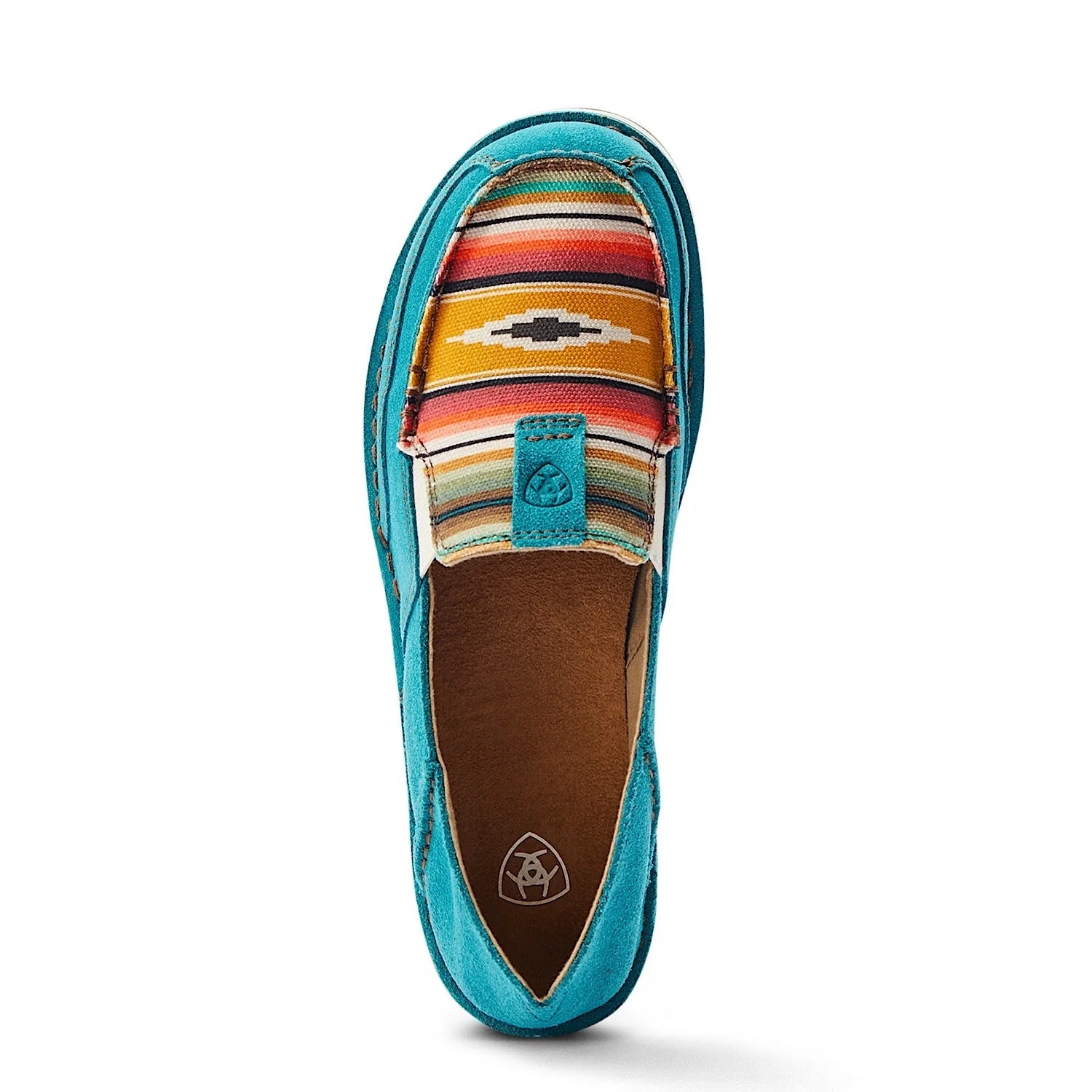 Ariat Women's Cruiser - Teal Suede/Turquoise Serape - Image 5