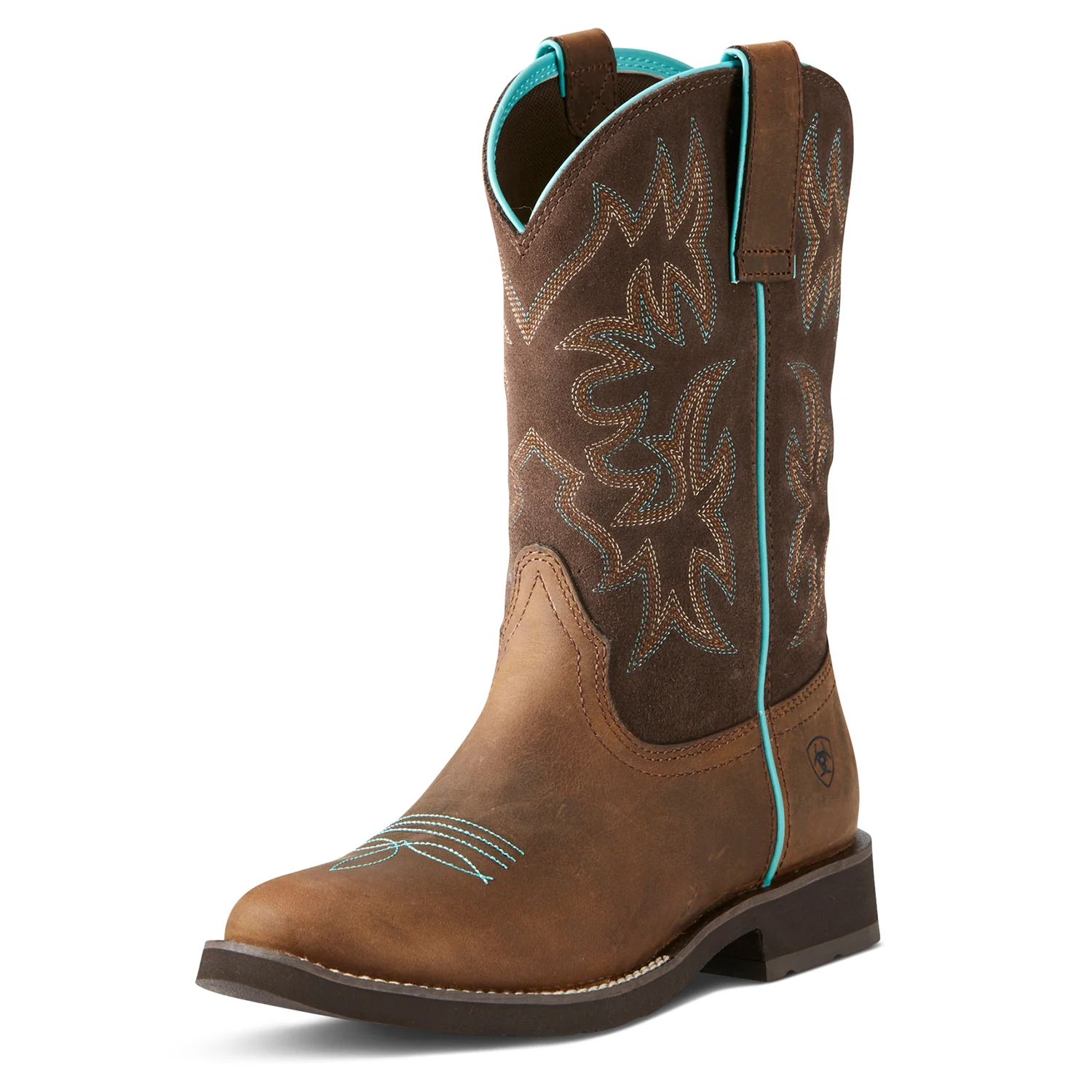 Ariat Women's Delilah Western Boot - Distressed Brown/Fudge
